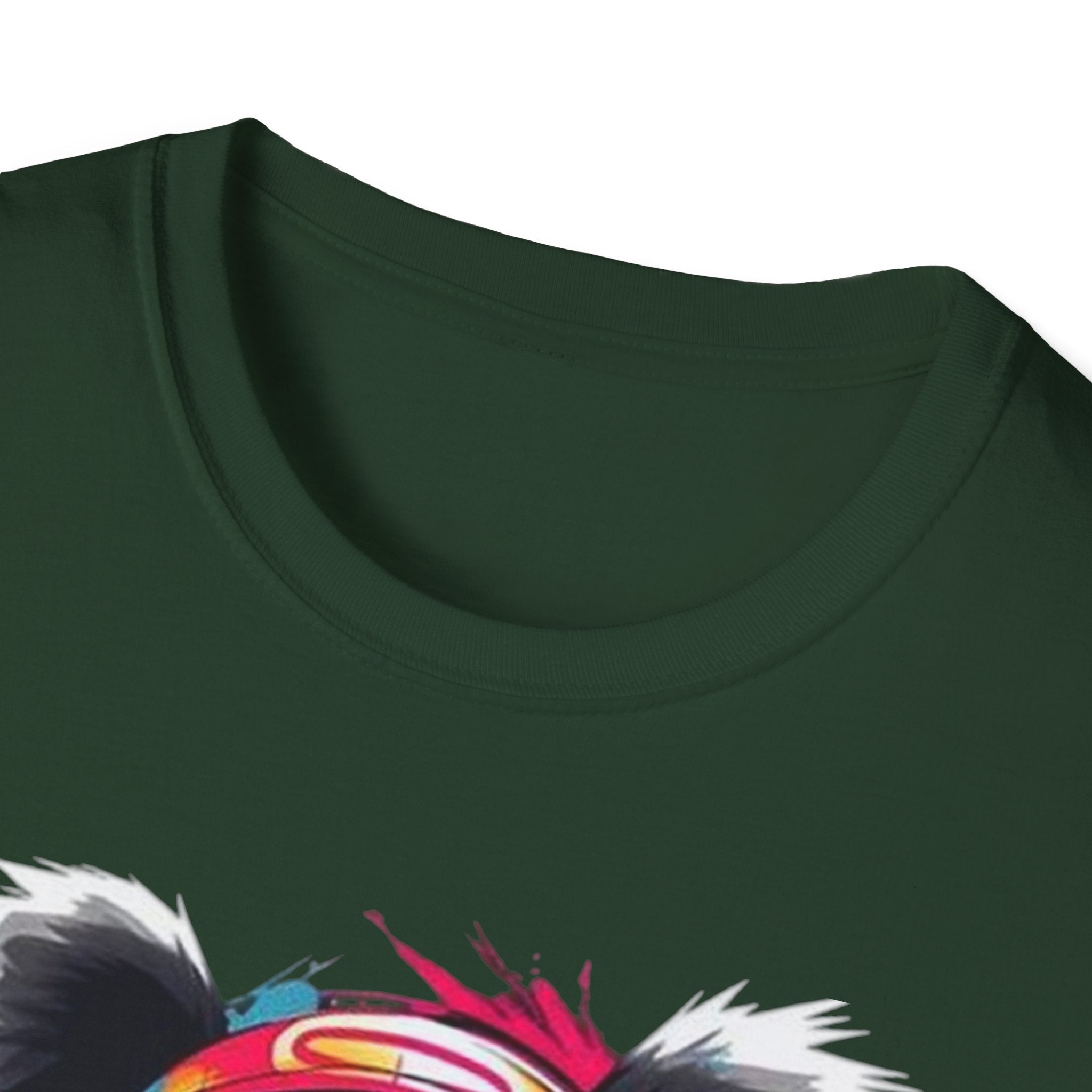 Colorful Panda Graphic Unisex T-Shirt | Cute Animal Tee for Casual Wear, Gifts, Eco-Friendly Fashion, Birthday Party
