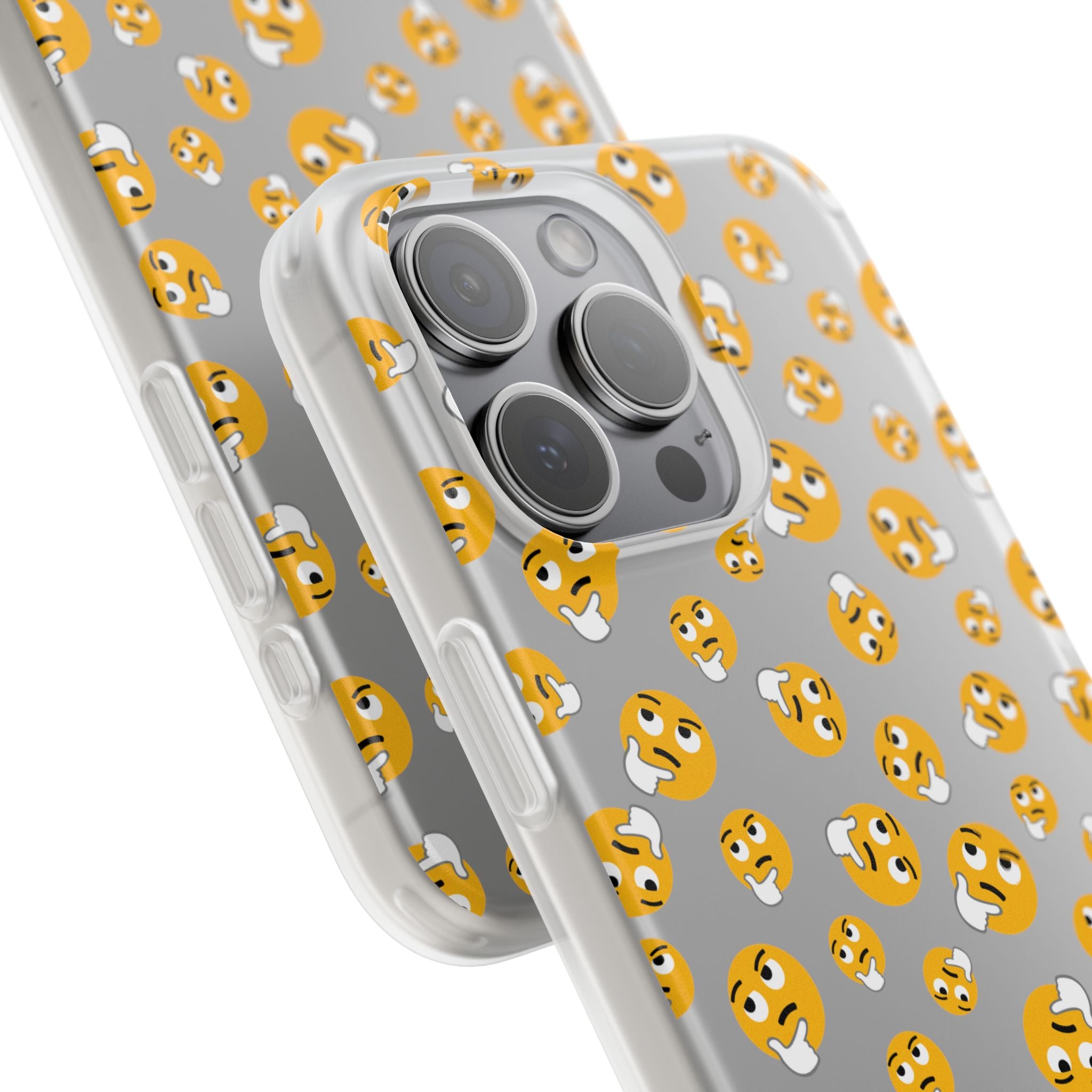 Cheerful Emoji Phone Cases, Cute Flexi Cases for iPhone, Fun Cell Phone Accessories, Gift for Teens, Birthday Party Favor