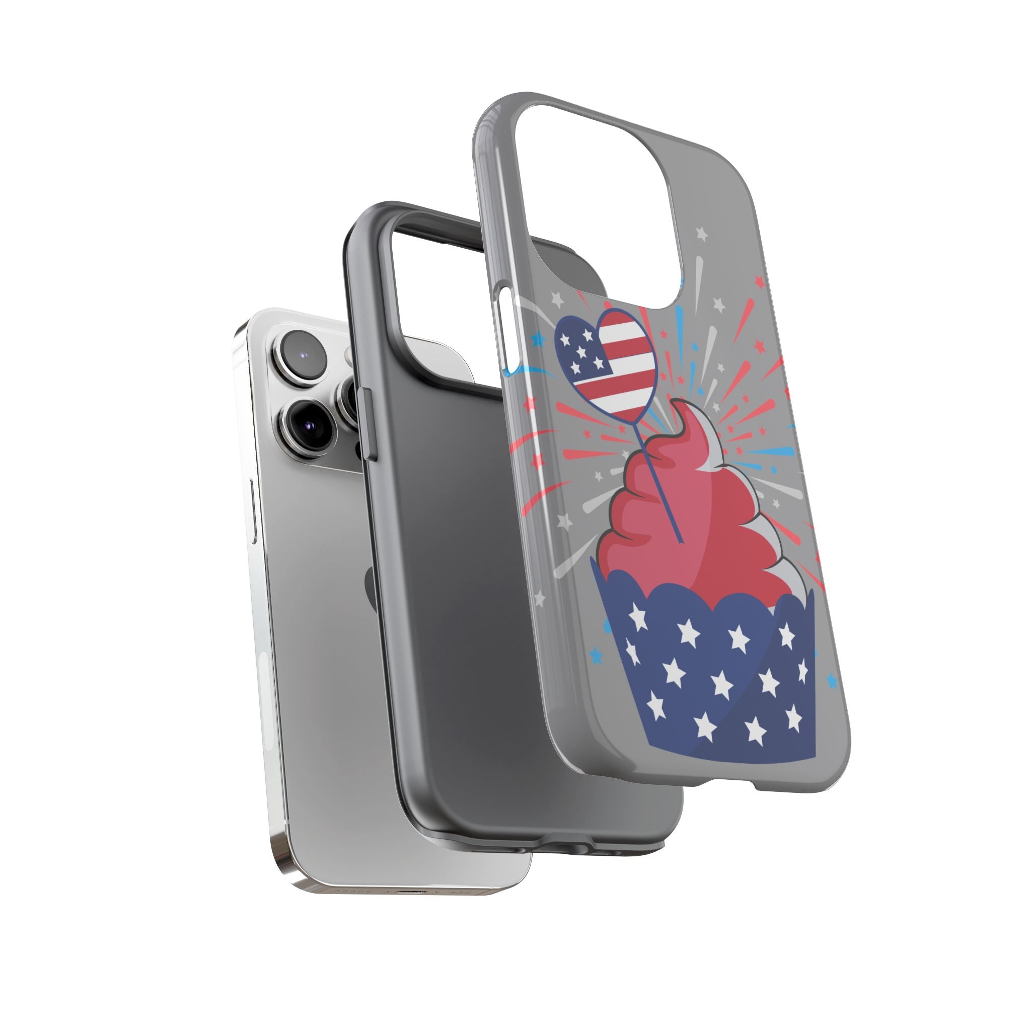 Patriotic Phone Case - Tough Cases, Independence Day Decor, July 4th Gift, Star-Spangled Design, Independence Celebration Accessory