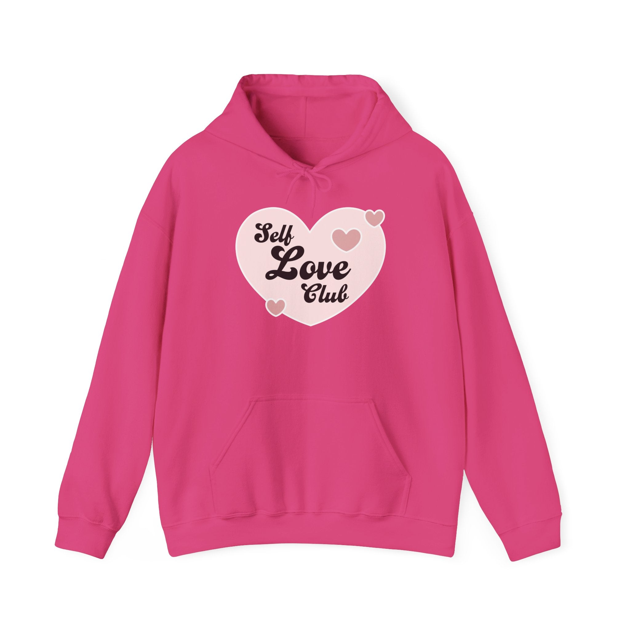 Self Love Club Hoodie, Unisex Sweatshirt, Cozy Hooded Sweatshirt, Perfect for Self-Care, Valentine's Day Gift, Comfort Wear