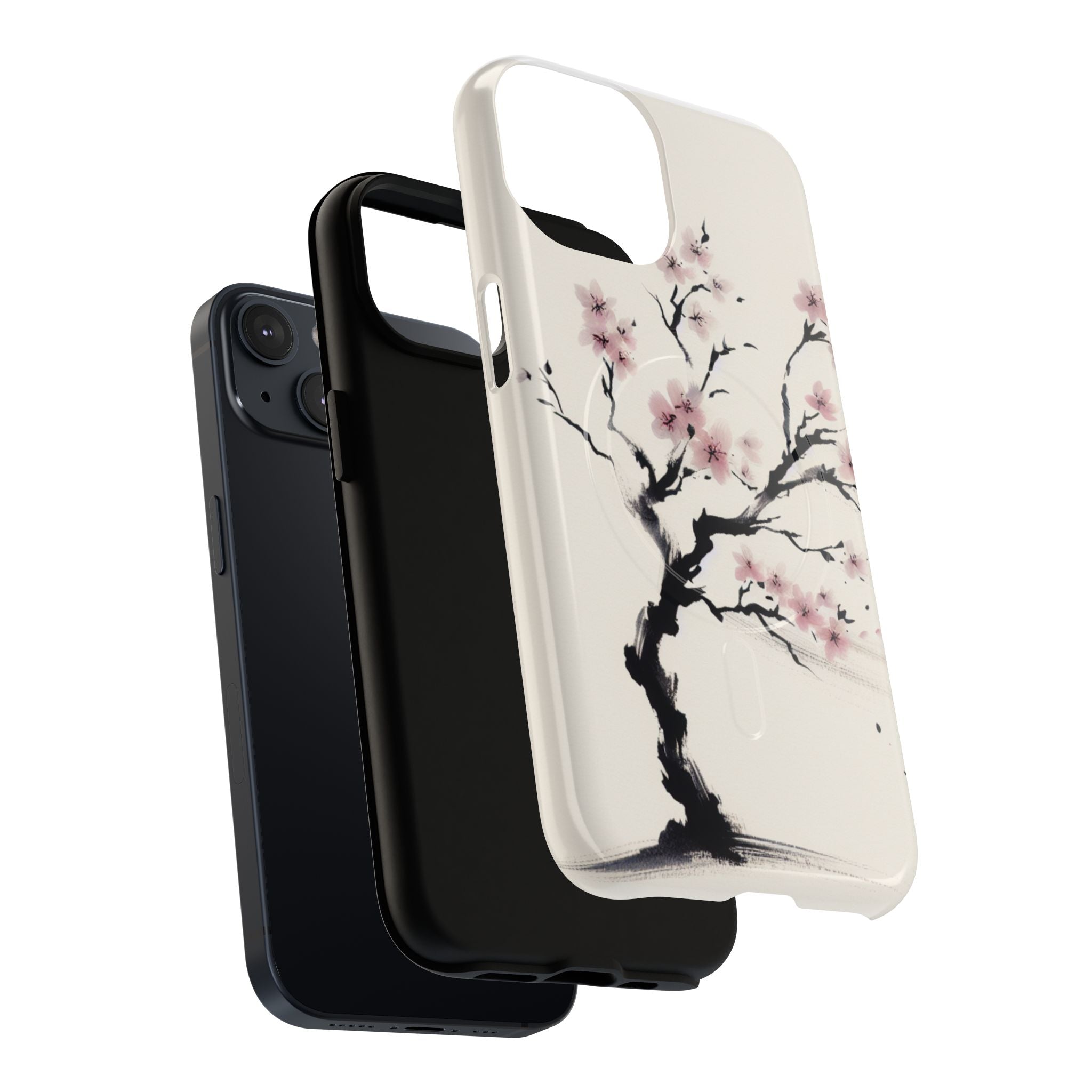 Cherry Blossom Tough Case, Floral Phone Cover, Protective Phone Case, Spring Gift, Unique Cell Phone Case