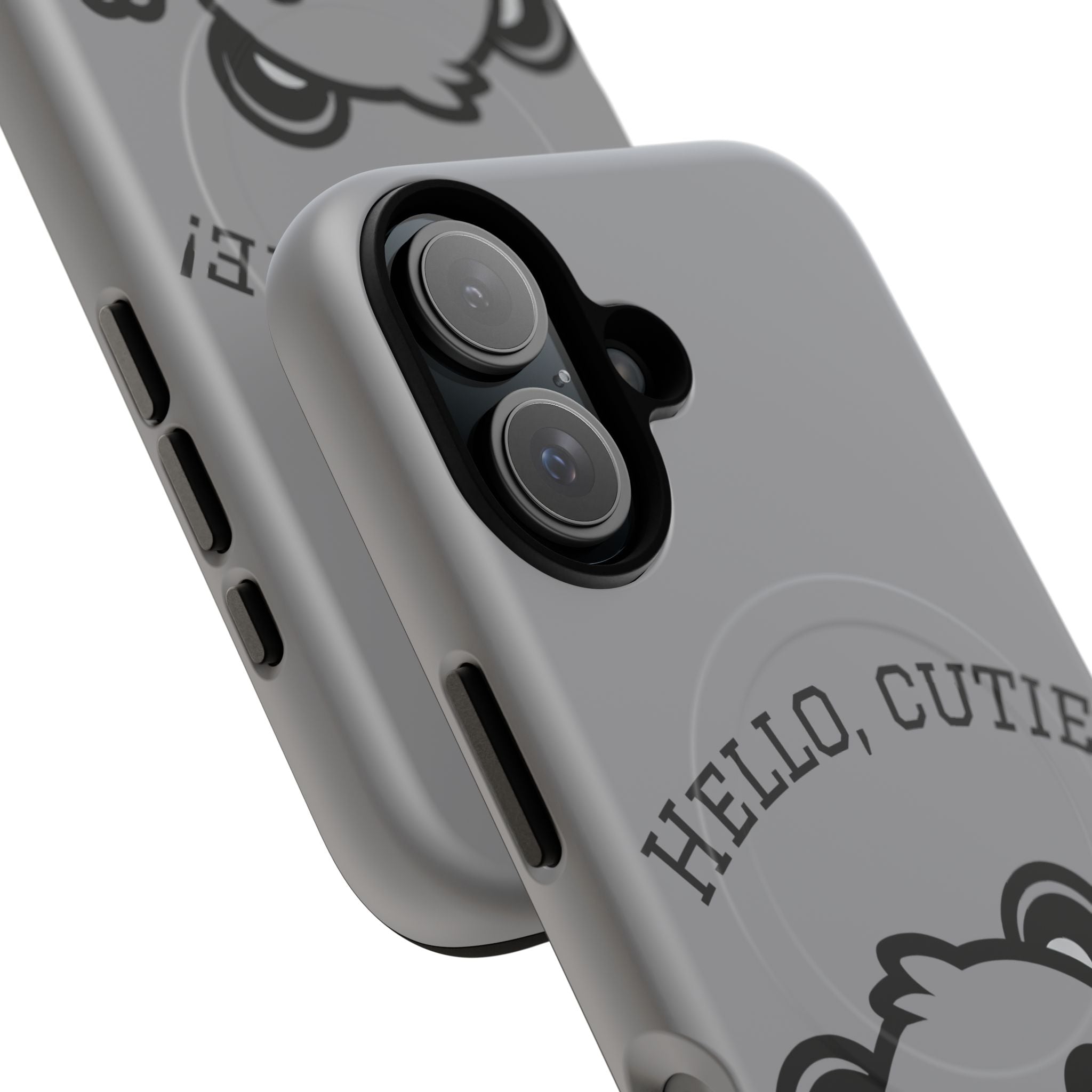 Cute Panda Phone Case, Tough Magnetic Cases for iPhone, Hello Cutie Design, Fun Gift for Kids, Unique Tech Accessories