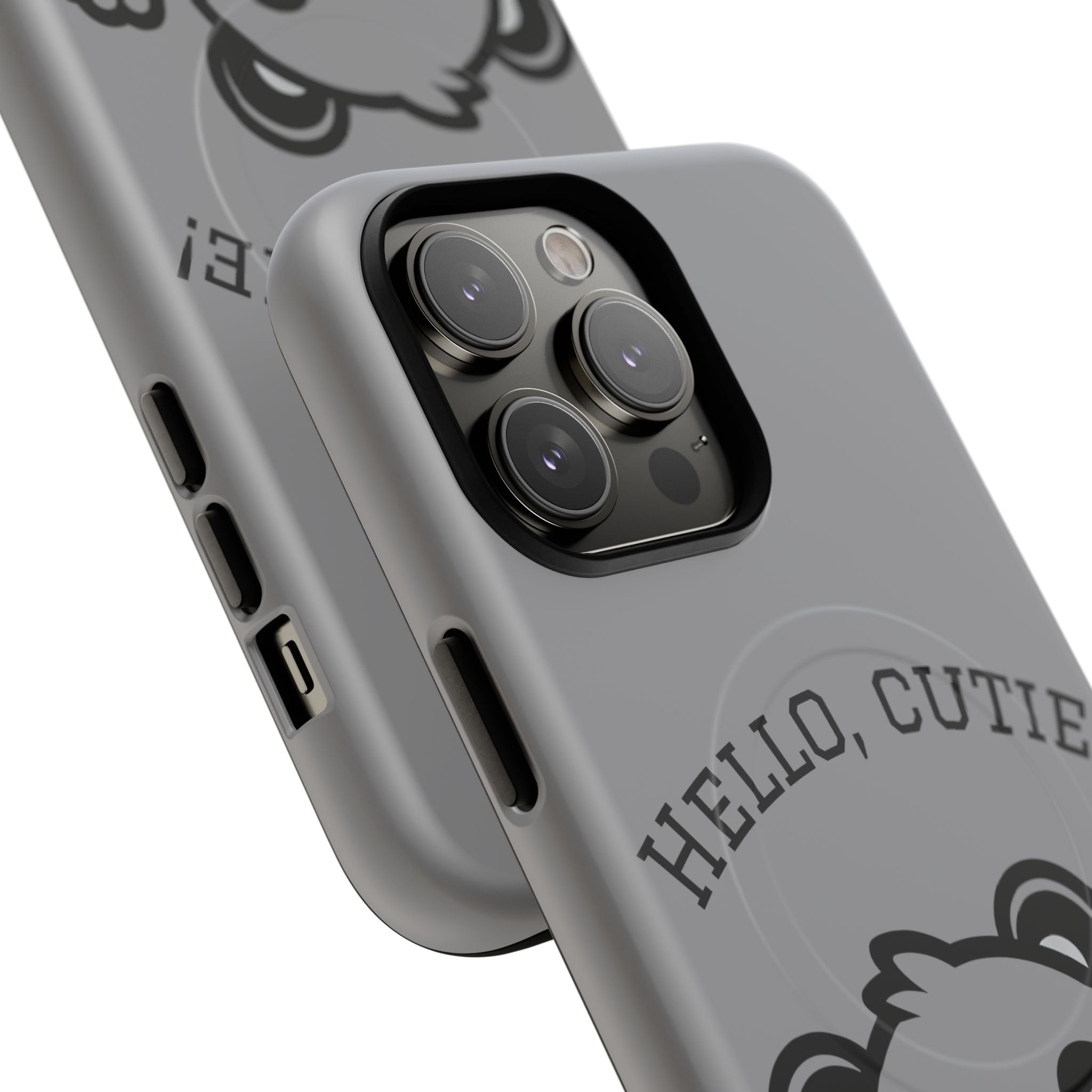 Cute Panda Phone Case, Tough Magnetic Cases for iPhone, Hello Cutie Design, Fun Gift for Kids, Unique Tech Accessories