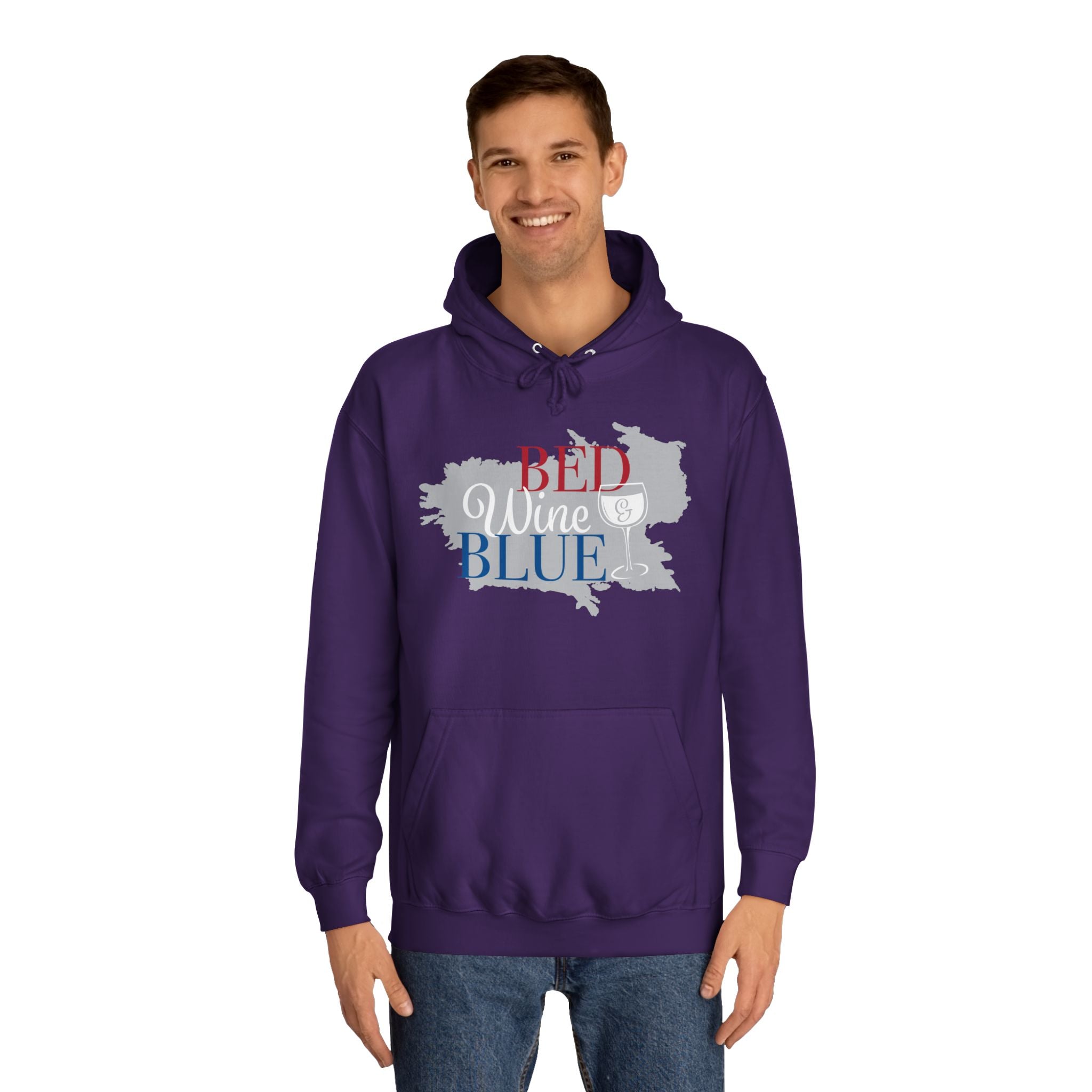 Dream Loud Unisex College Hoodie - Cozy Campus Wear, Gift for Students, Motivational Apparel, College Style, Perfect for School