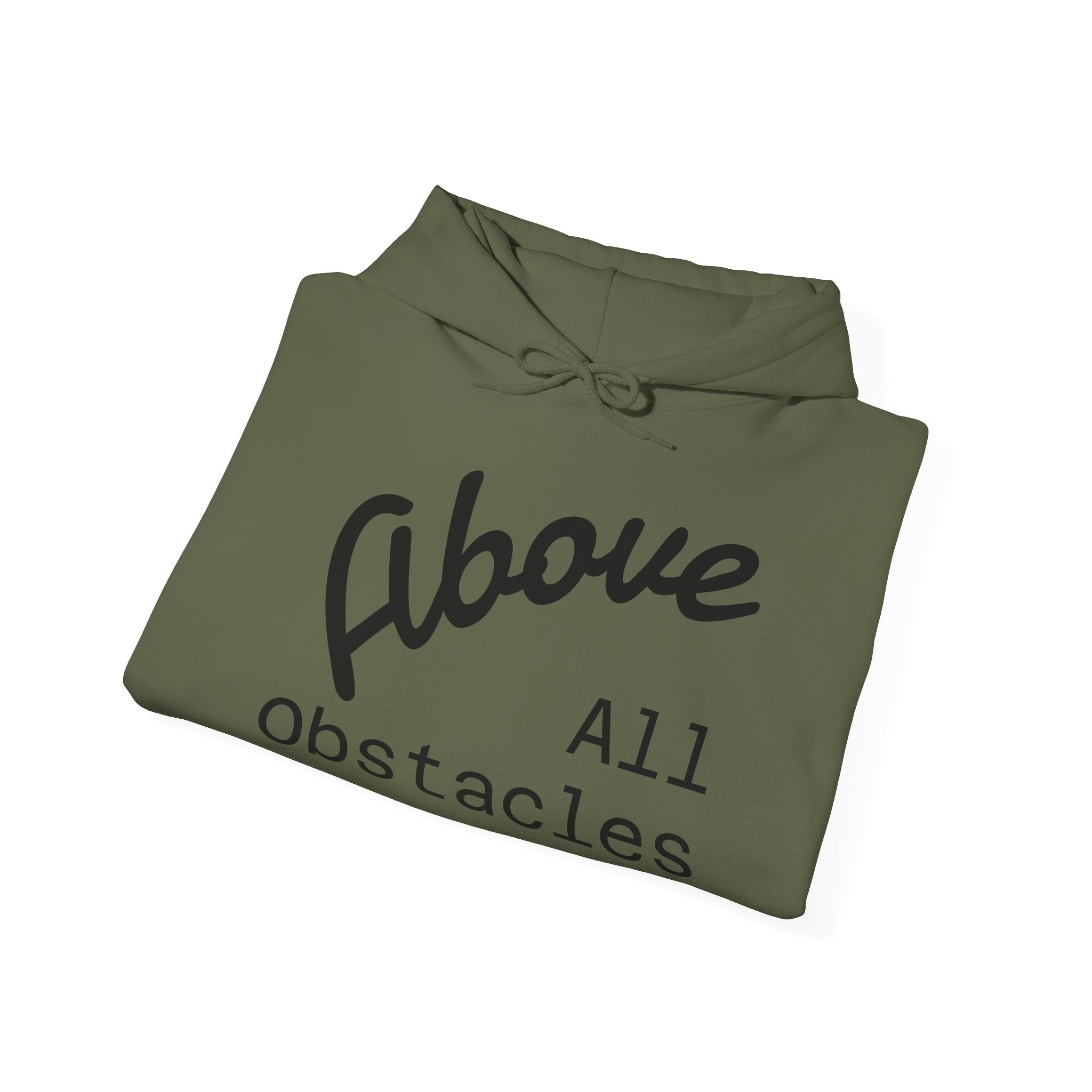 Above All Obstacles Hoodie - Motivational Sweatshirt, Unisex Graphic Hooded Sweatshirt, Gift for Dreamers, Travel Inspired Apparel, [...]
