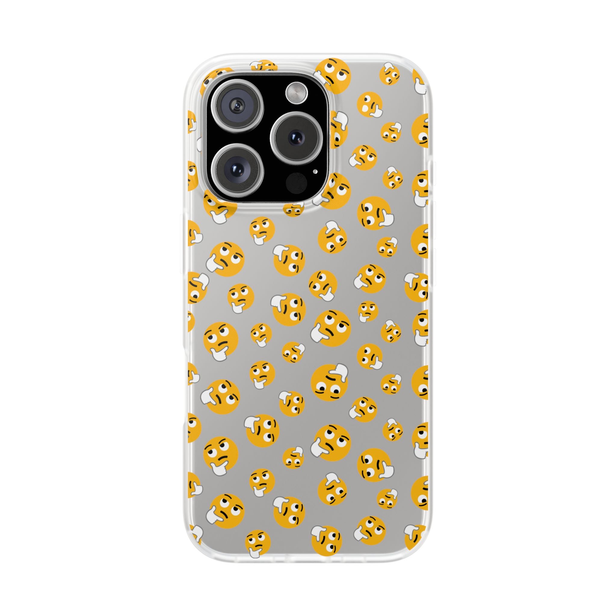 Cheerful Emoji Phone Cases, Cute Flexi Cases for iPhone, Fun Cell Phone Accessories, Gift for Teens, Birthday Party Favor