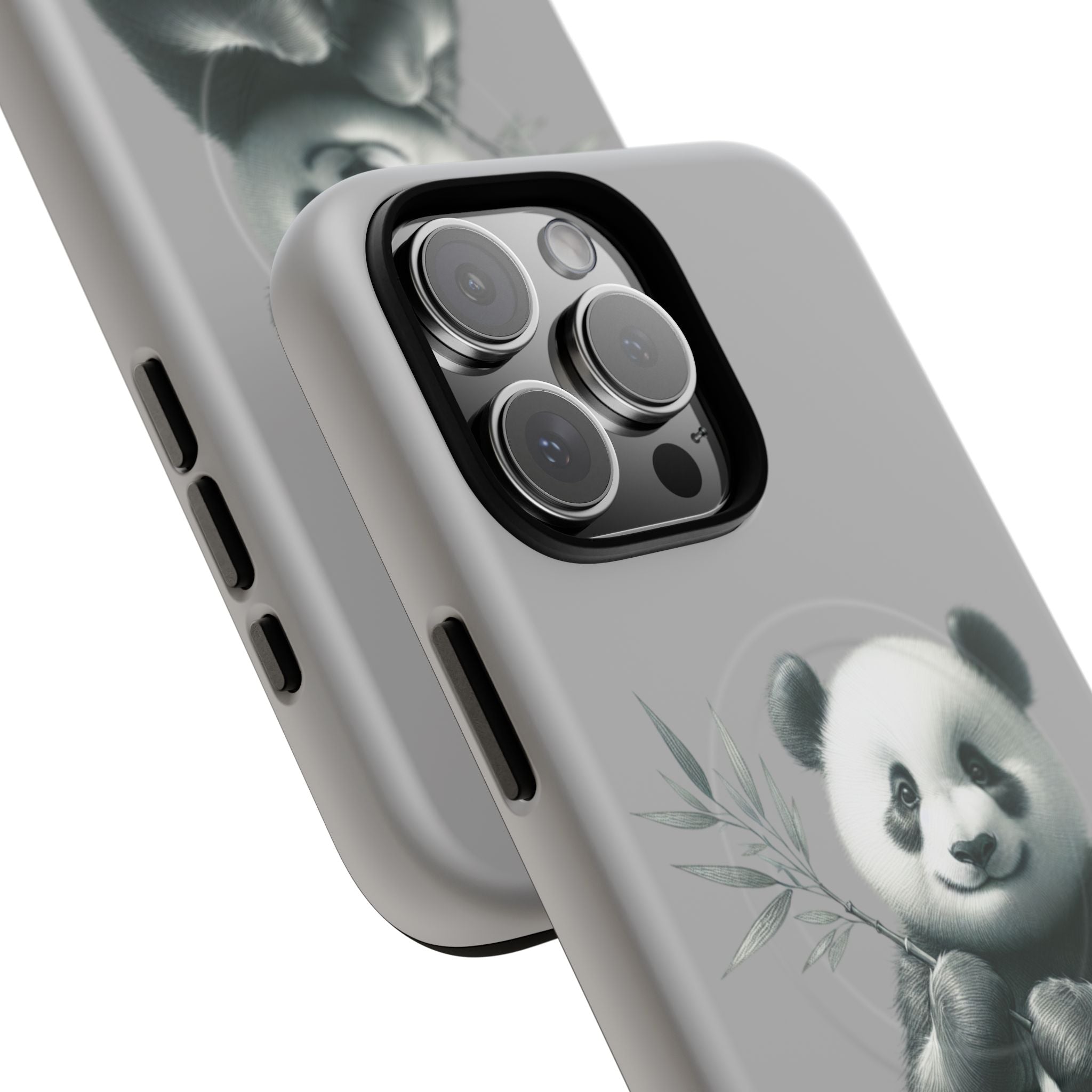 Cute Panda Magnetic Phone Case, Durable Phone Cover, Gift for Animal Lovers, Cute Phone Accessory, Stylish Protection Case