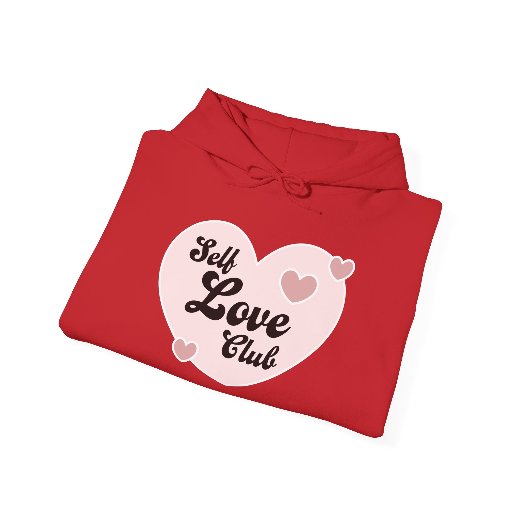 Self Love Club Hoodie, Unisex Sweatshirt, Cozy Hooded Sweatshirt, Perfect for Self-Care, Valentine's Day Gift, Comfort Wear