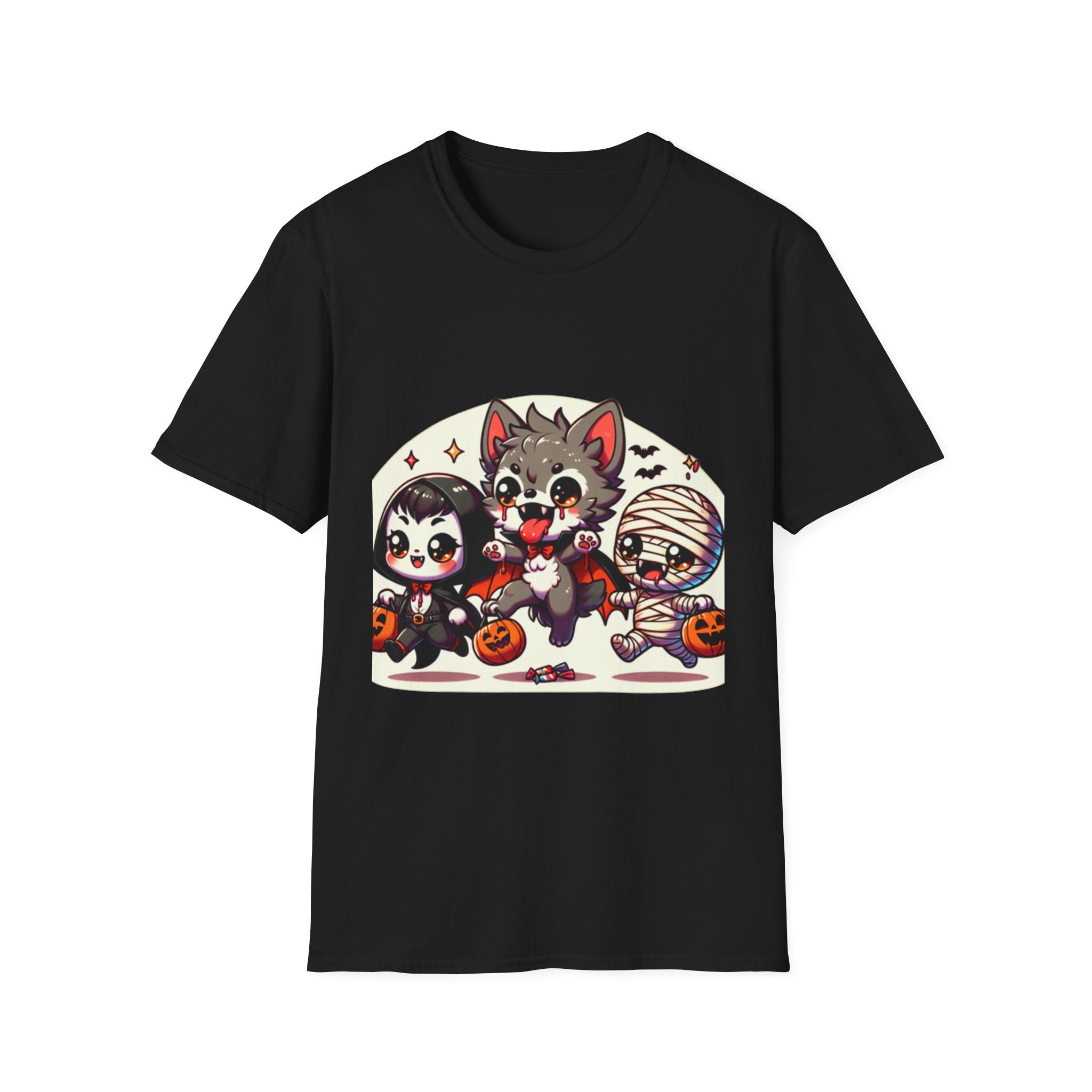 Cute Halloween Kids T-Shirt, Unisex Tee for Fall Festivals, Trick or Treat, Costume Party, Gift Idea