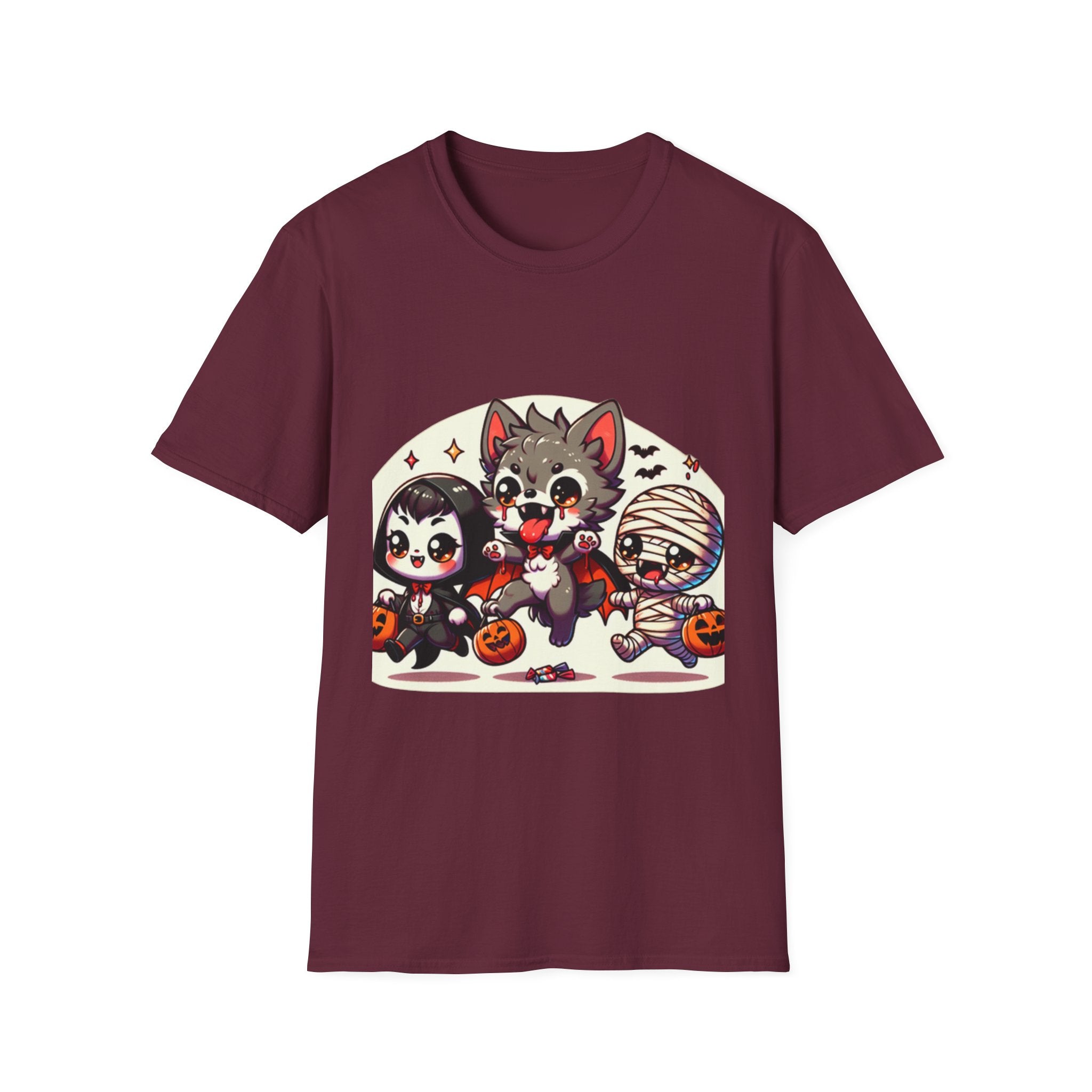 Cute Halloween Kids T-Shirt, Unisex Tee for Fall Festivals, Trick or Treat, Costume Party, Gift Idea