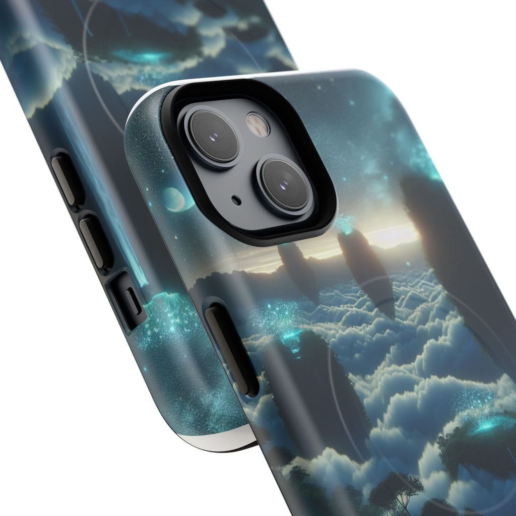 Dreamy Landscape Magnetic Phone Case, Tough Armor Cover, Cosmic Gift, Aesthetic Case for Cell Phones, Unique Phone Accessory