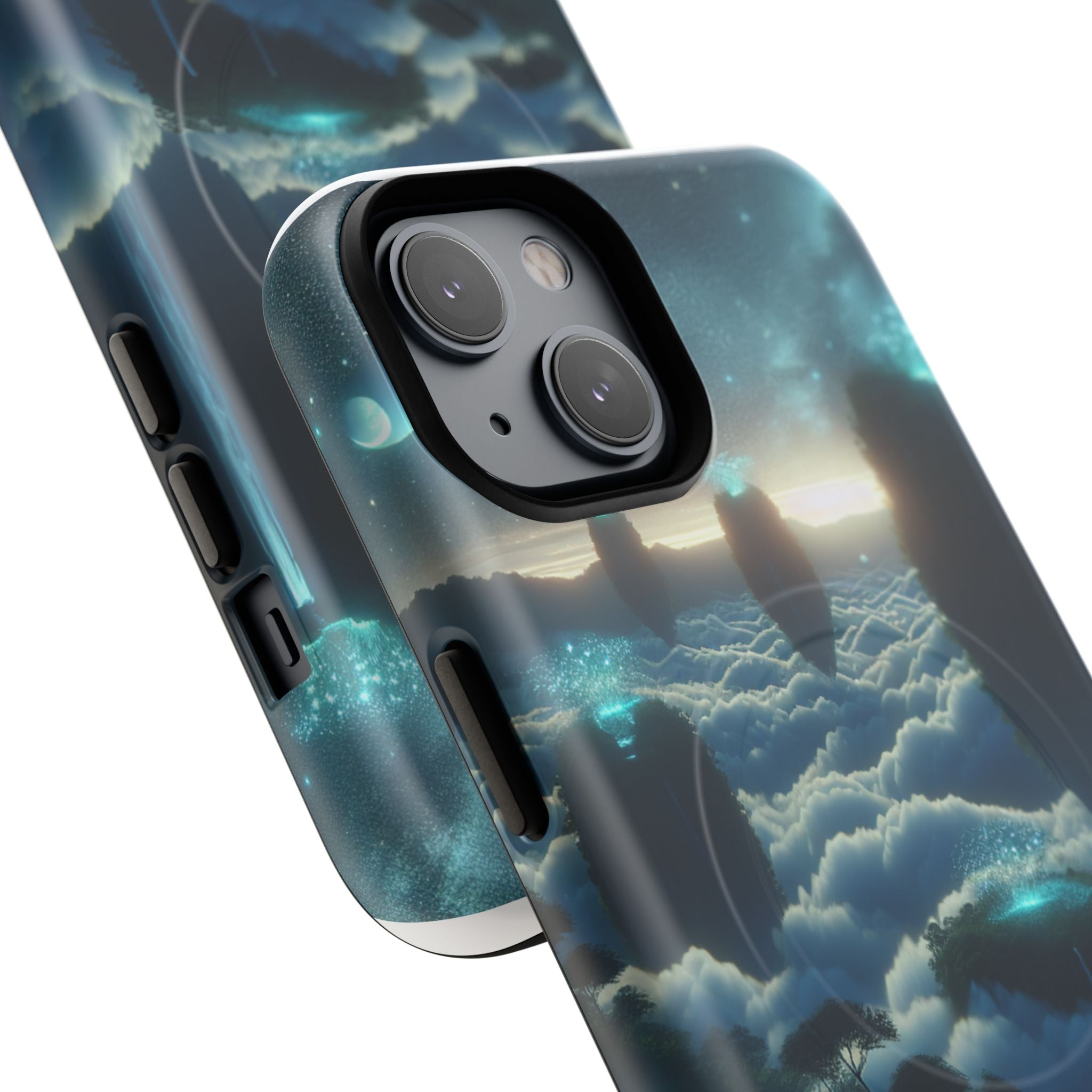 Dreamy Landscape Magnetic Phone Case, Tough Armor Cover, Cosmic Gift, Aesthetic Case for Cell Phones, Unique Phone Accessory