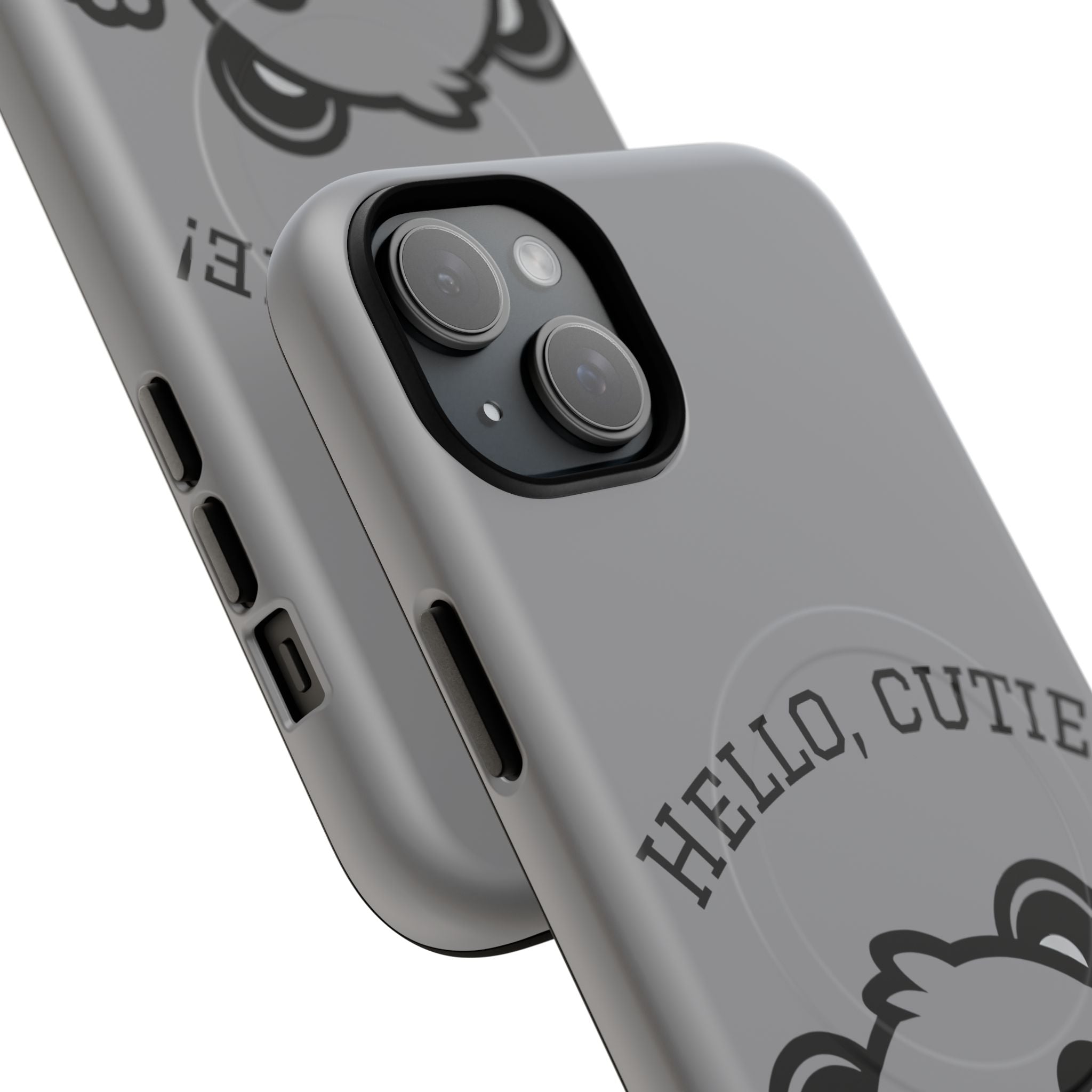 Cute Panda Phone Case, Tough Magnetic Cases for iPhone, Hello Cutie Design, Fun Gift for Kids, Unique Tech Accessories