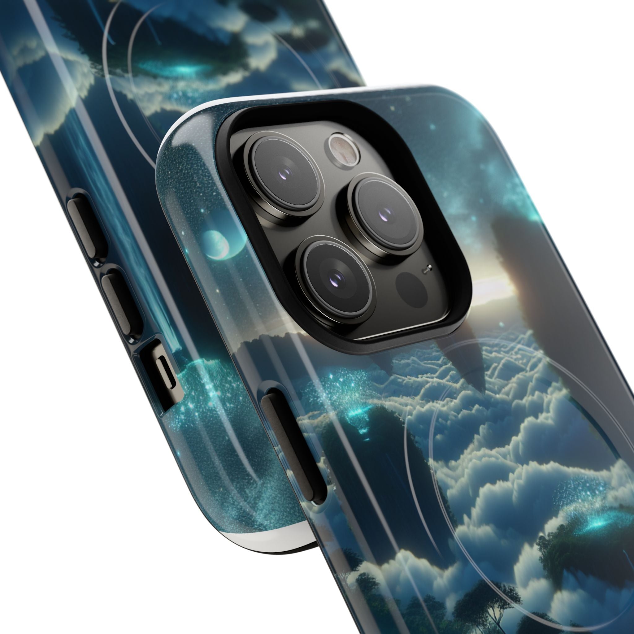 Dreamy Landscape Magnetic Phone Case, Tough Armor Cover, Cosmic Gift, Aesthetic Case for Cell Phones, Unique Phone Accessory