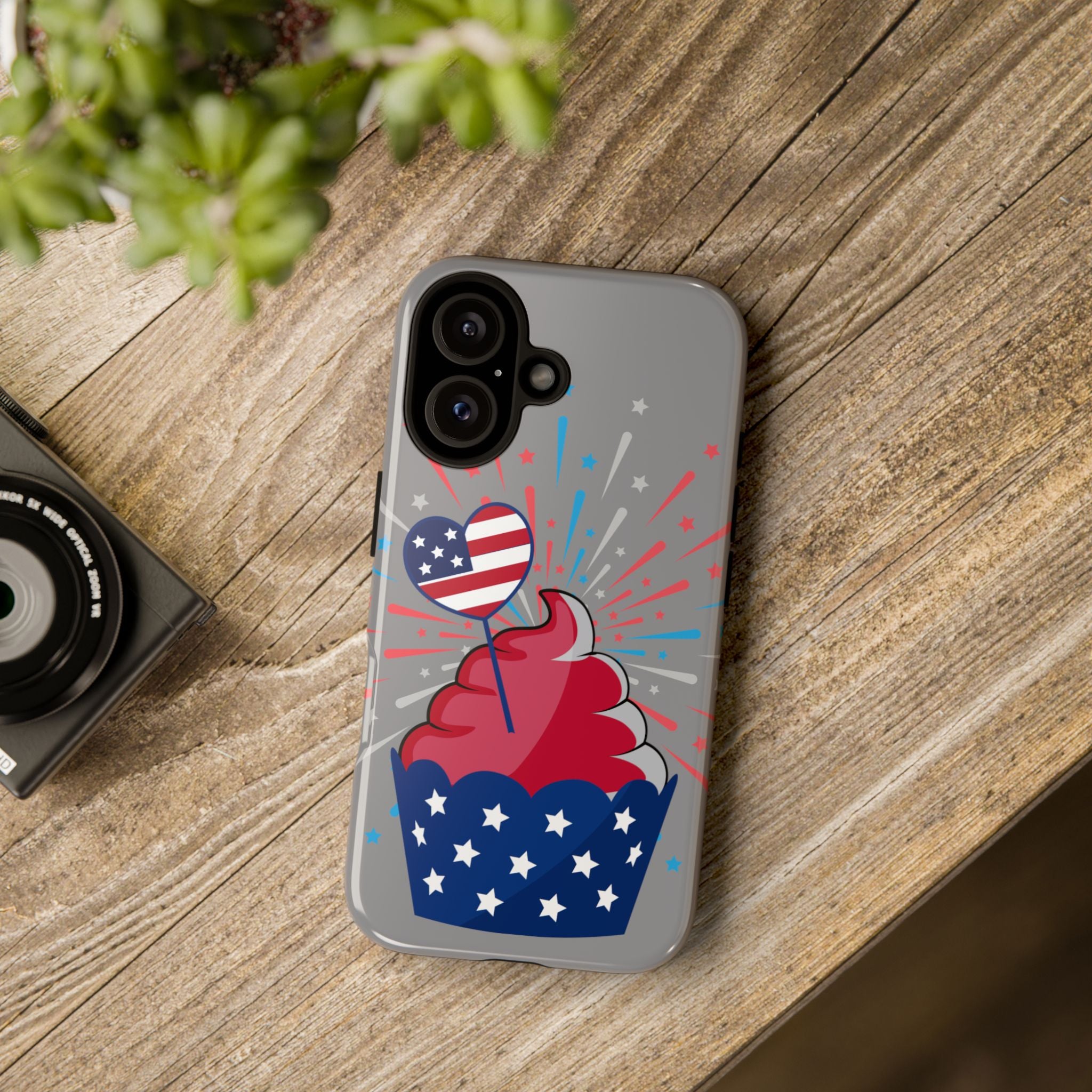 Patriotic Phone Case - Tough Cases, Independence Day Decor, July 4th Gift, Star-Spangled Design, Independence Celebration Accessory