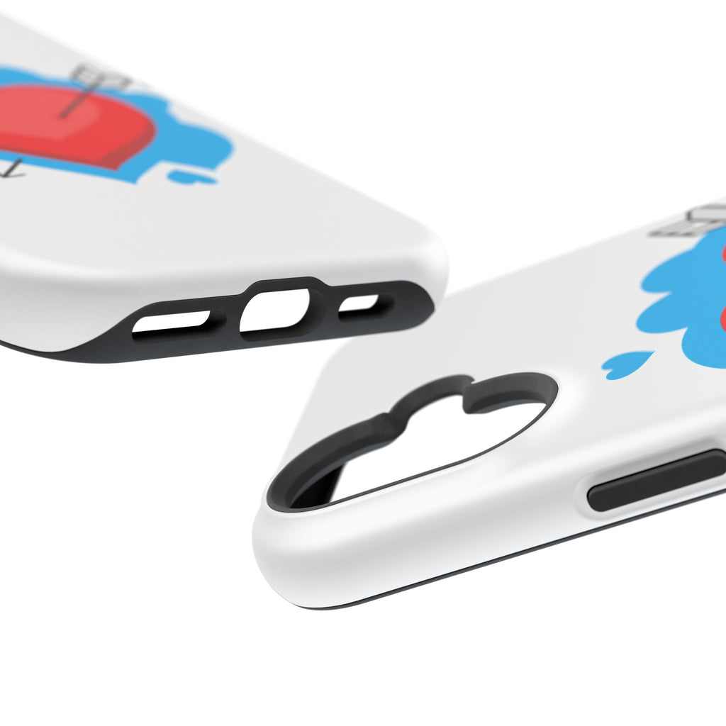 Heart Arrow Impact-Resistant Phone Case, Cute Phone Cover, Valentine's Day Gift, Durable Case, Love Themed Accessory