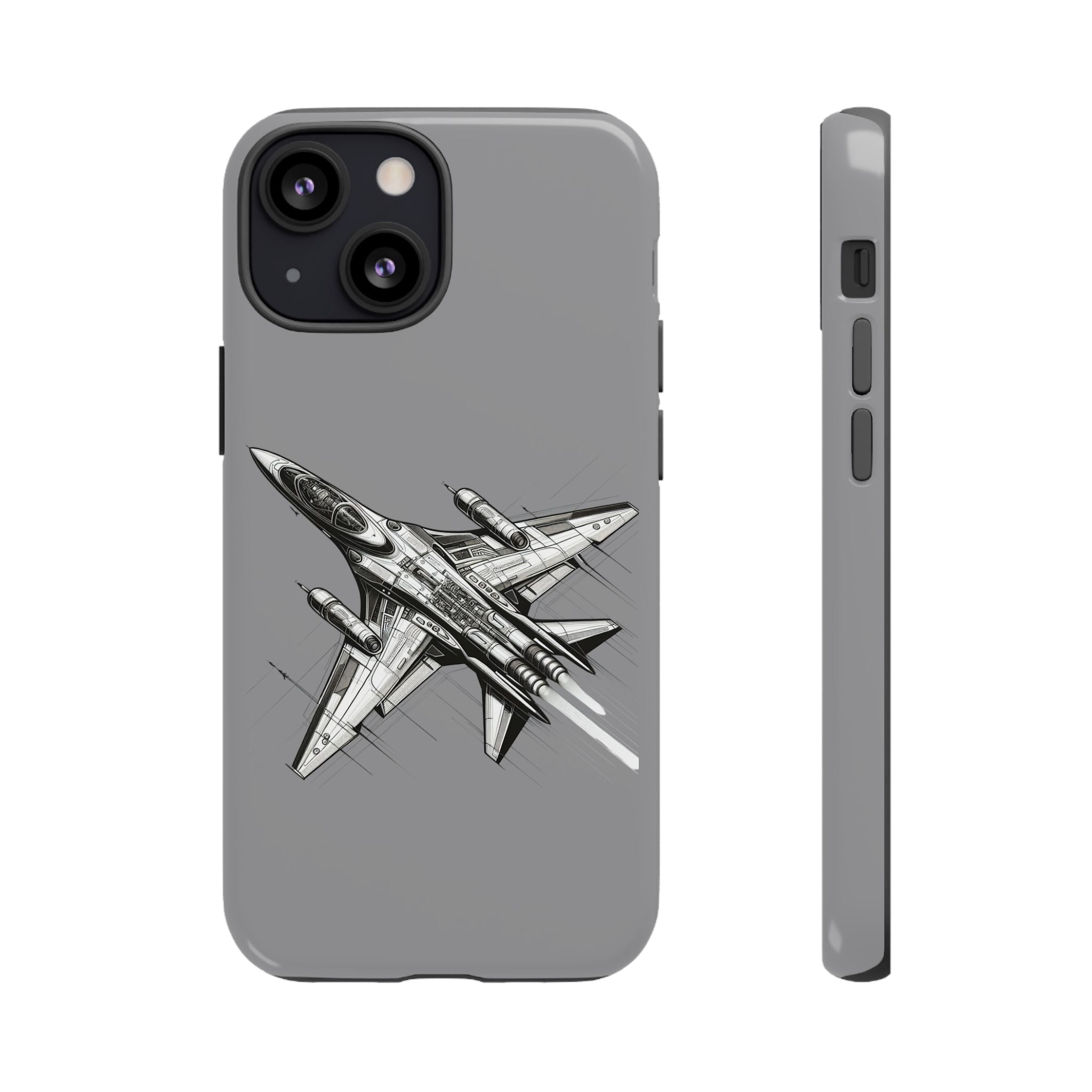 Tough Cases - Airplane Phone Case, Fighter Jet Design, Gift for Aviation Lovers, Durable Protection, Cool Tech Accessories