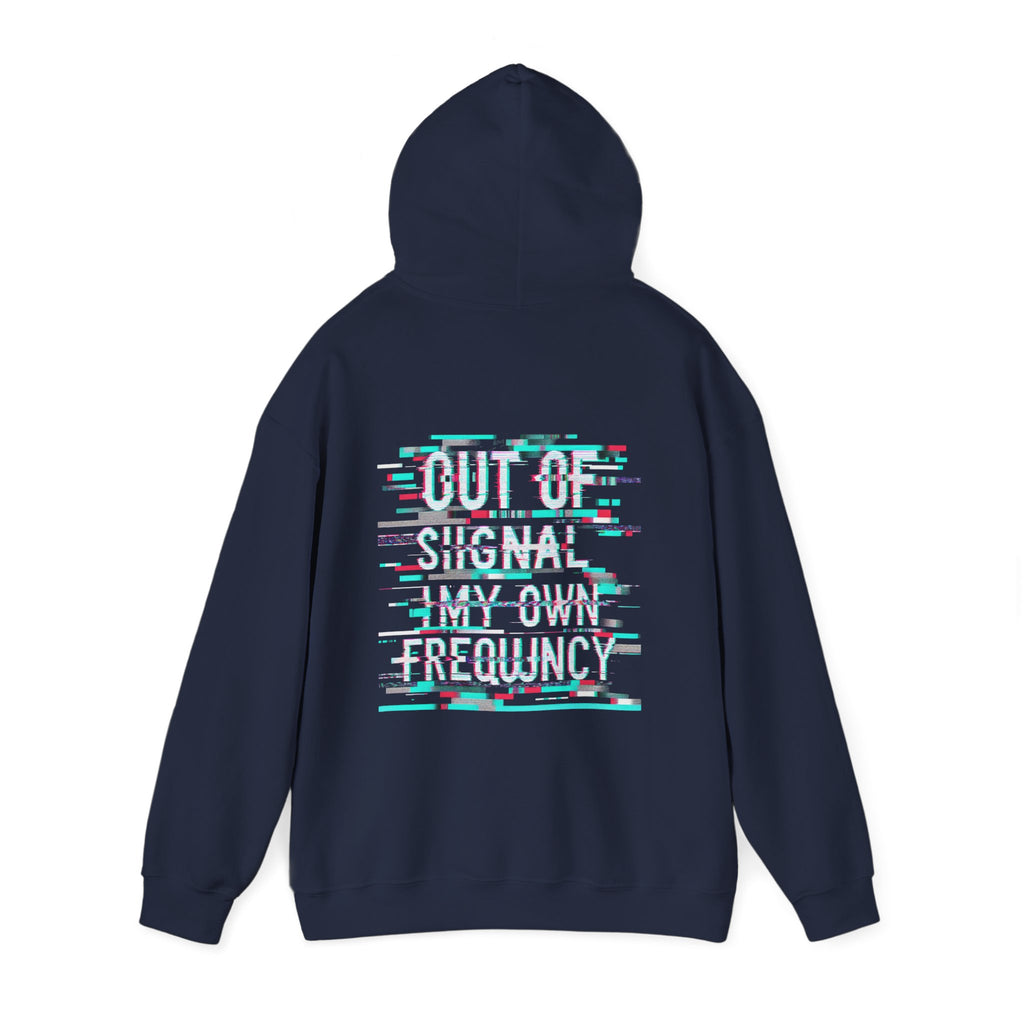 WiFi Frequency Hoodie - Unisex Heavy Blend Hooded Sweatshirt for Tech Lovers, Perfect Gift for Gamers, Cozy Lounge Wear, Casual Style