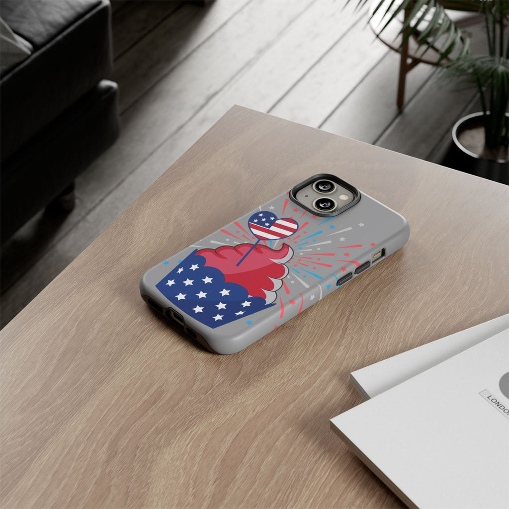 Patriotic Phone Case - Tough Cases, Independence Day Decor, July 4th Gift, Star-Spangled Design, Independence Celebration Accessory