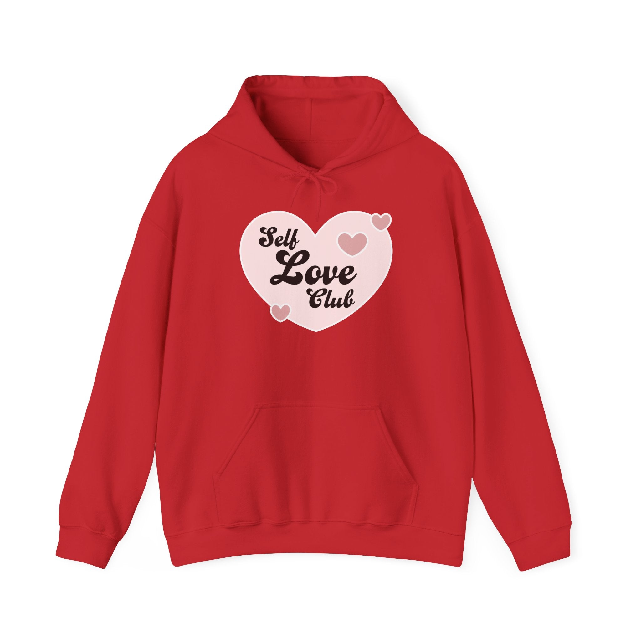 Self Love Club Hoodie, Unisex Sweatshirt, Cozy Hooded Sweatshirt, Perfect for Self-Care, Valentine's Day Gift, Comfort Wear