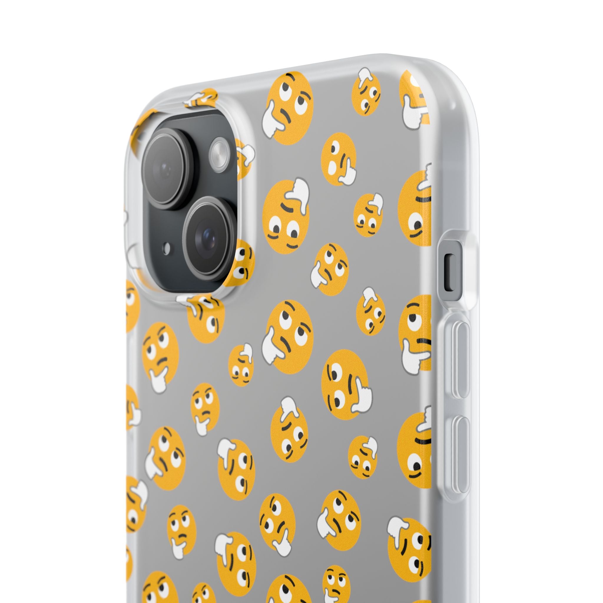 Cheerful Emoji Phone Cases, Cute Flexi Cases for iPhone, Fun Cell Phone Accessories, Gift for Teens, Birthday Party Favor