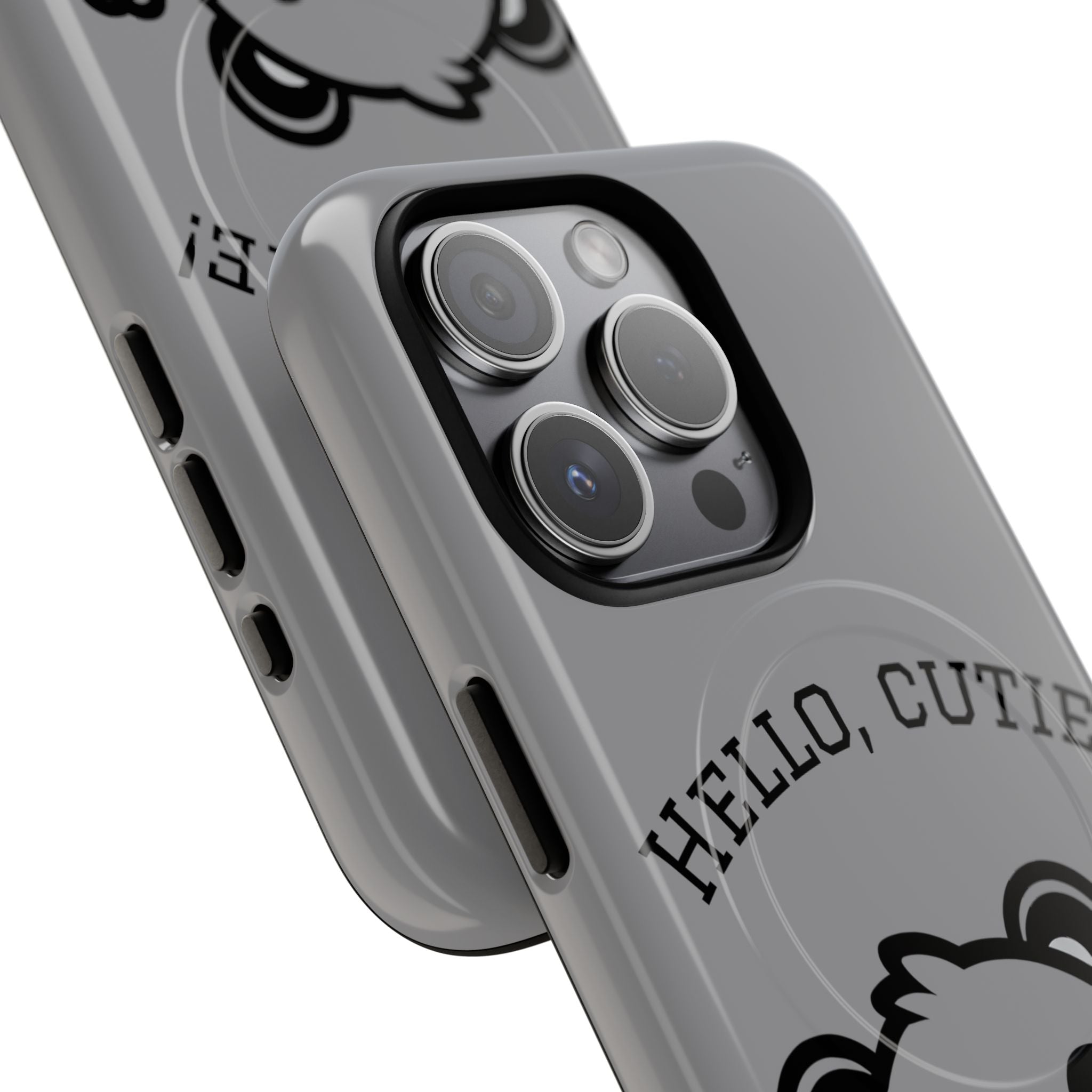 Cute Panda Phone Case, Tough Magnetic Cases for iPhone, Hello Cutie Design, Fun Gift for Kids, Unique Tech Accessories