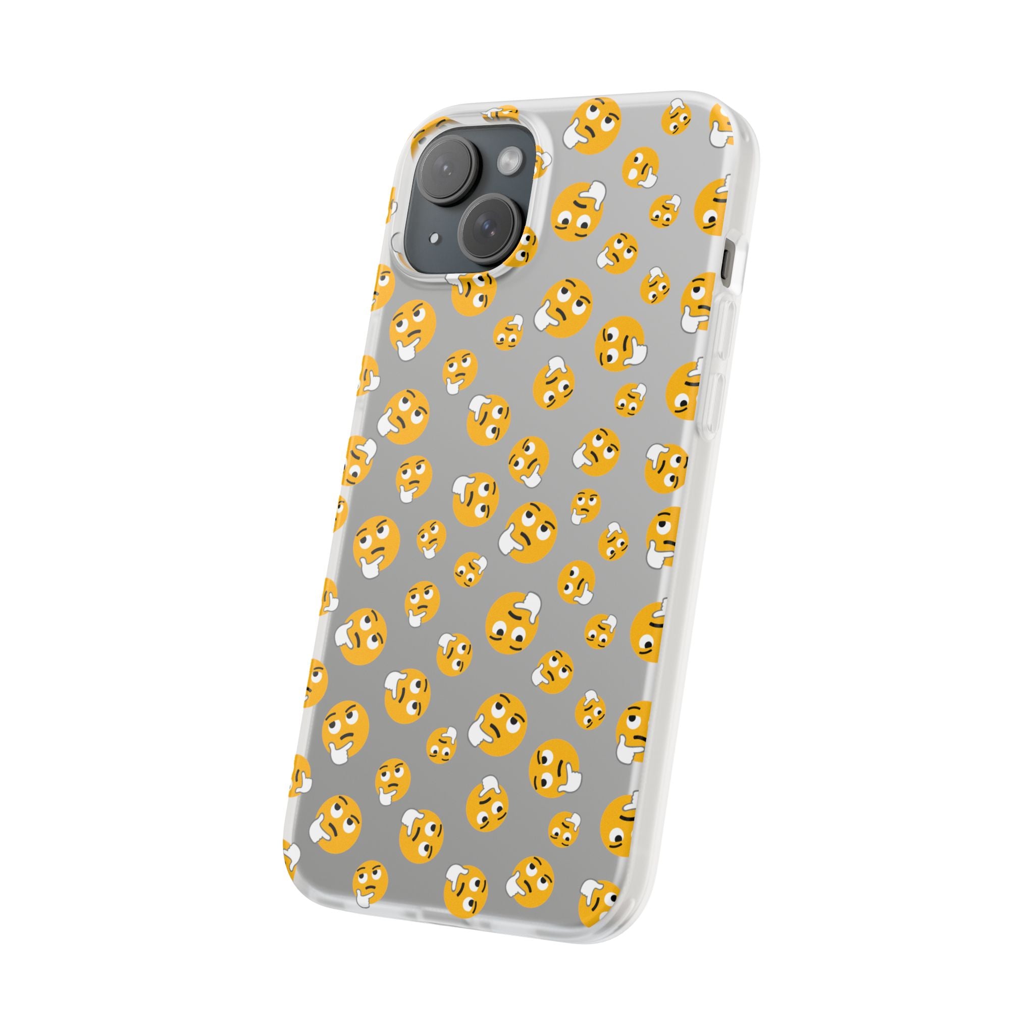 Cheerful Emoji Phone Cases, Cute Flexi Cases for iPhone, Fun Cell Phone Accessories, Gift for Teens, Birthday Party Favor