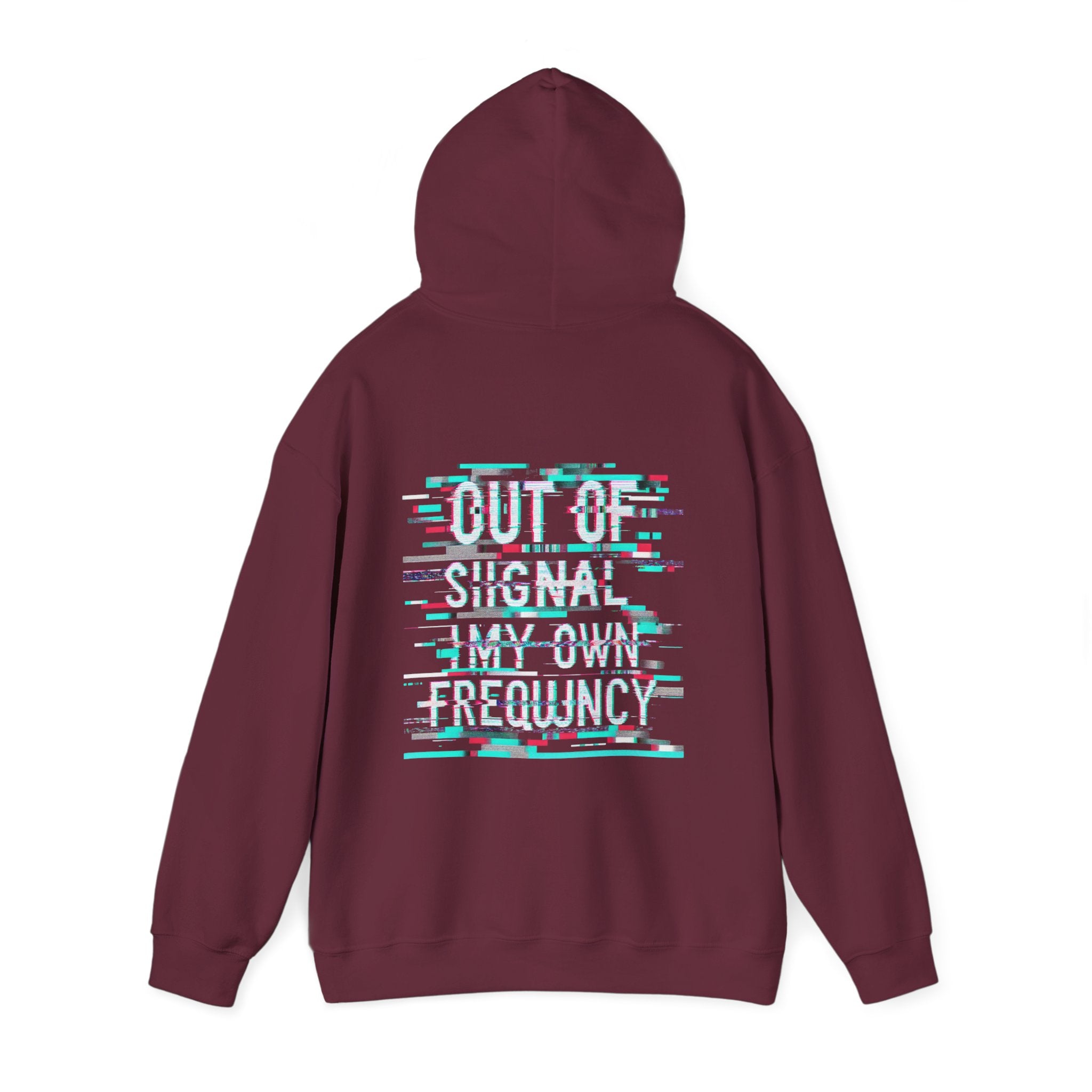 WiFi Frequency Hoodie - Unisex Heavy Blend Hooded Sweatshirt for Tech Lovers, Perfect Gift for Gamers, Cozy Lounge Wear, Casual Style