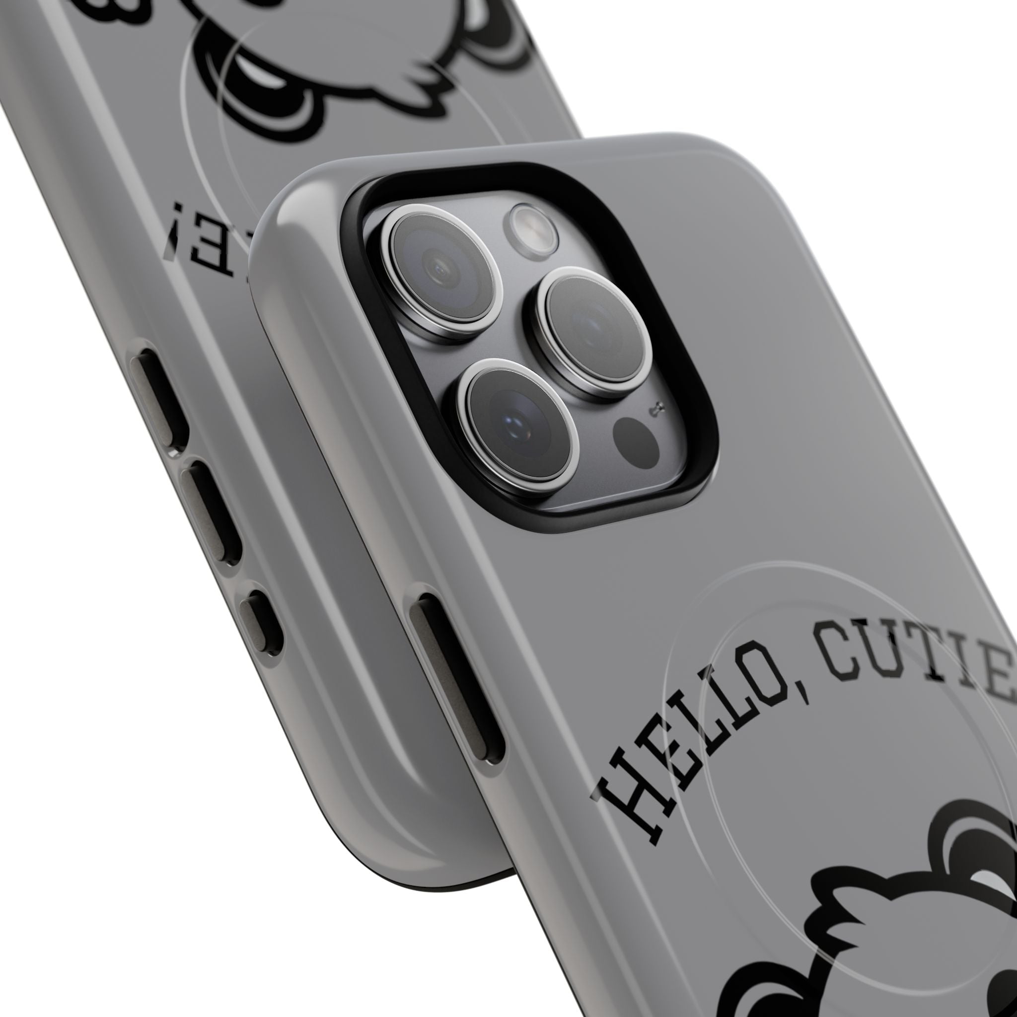 Cute Panda Phone Case, Tough Magnetic Cases for iPhone, Hello Cutie Design, Fun Gift for Kids, Unique Tech Accessories