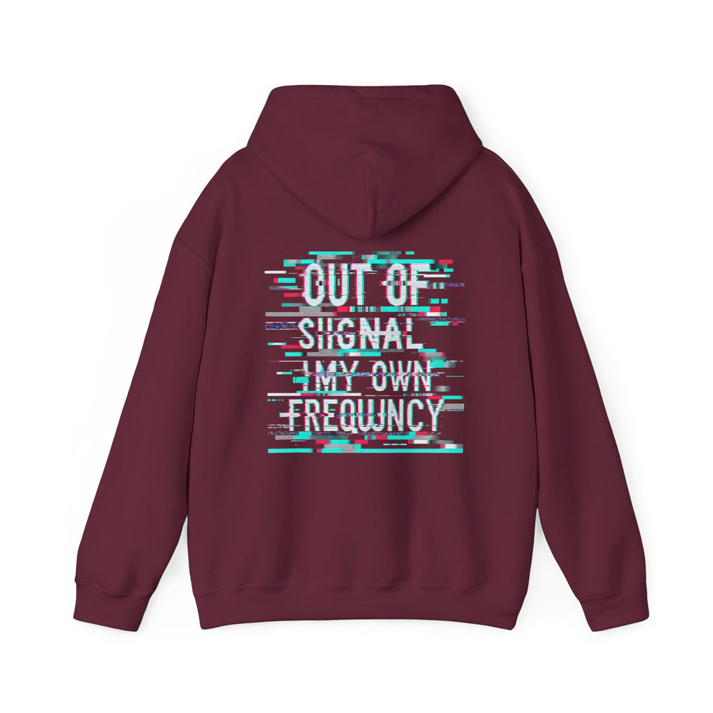 WiFi Frequency Hoodie - Unisex Heavy Blend Hooded Sweatshirt for Tech Lovers, Perfect Gift for Gamers, Cozy Lounge Wear, Casual Style