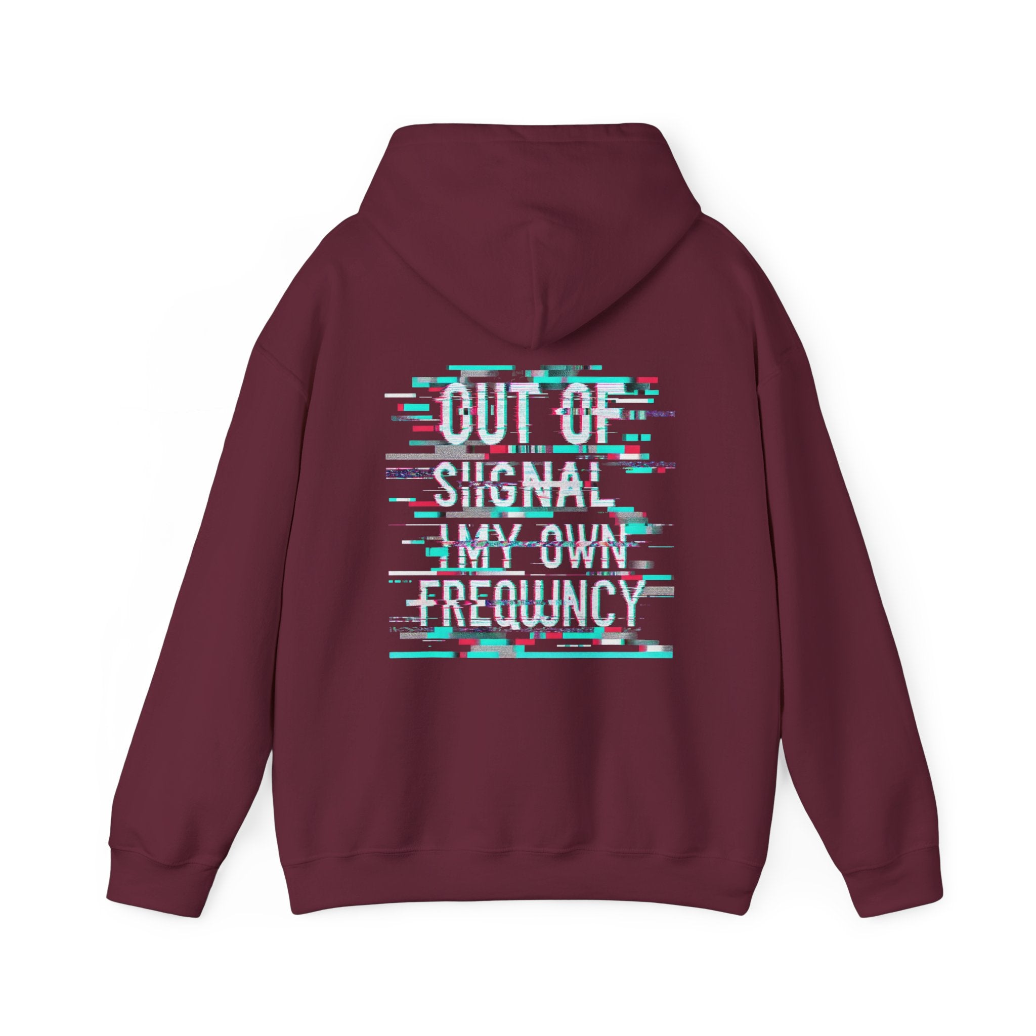 WiFi Frequency Hoodie - Unisex Heavy Blend Hooded Sweatshirt for Tech Lovers, Perfect Gift for Gamers, Cozy Lounge Wear, Casual Style