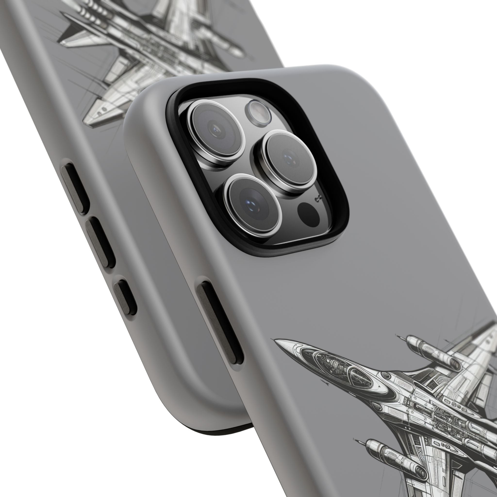 Tough Cases - Airplane Phone Case, Fighter Jet Design, Gift for Aviation Lovers, Durable Protection, Cool Tech Accessories