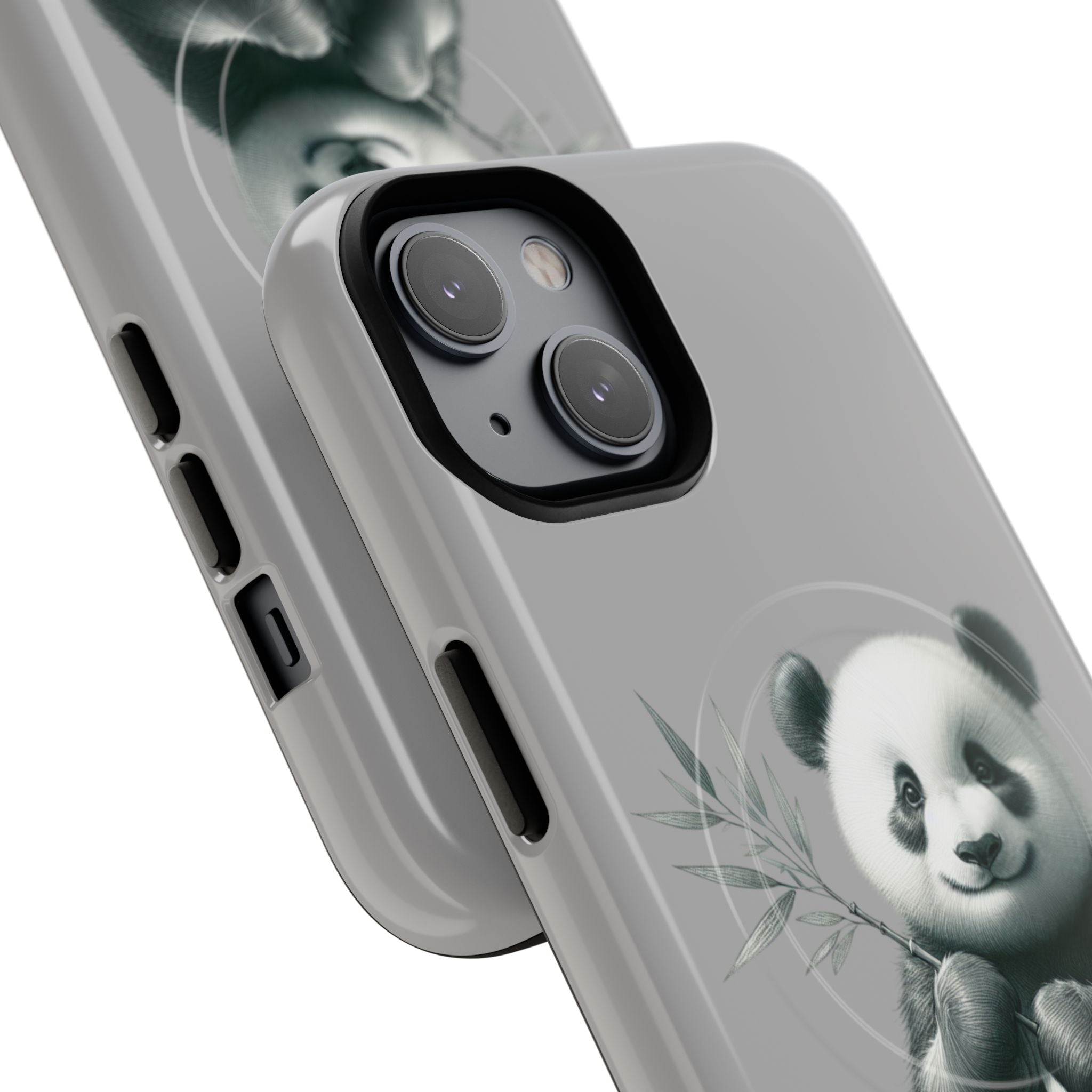 Cute Panda Magnetic Phone Case, Durable Phone Cover, Gift for Animal Lovers, Cute Phone Accessory, Stylish Protection Case