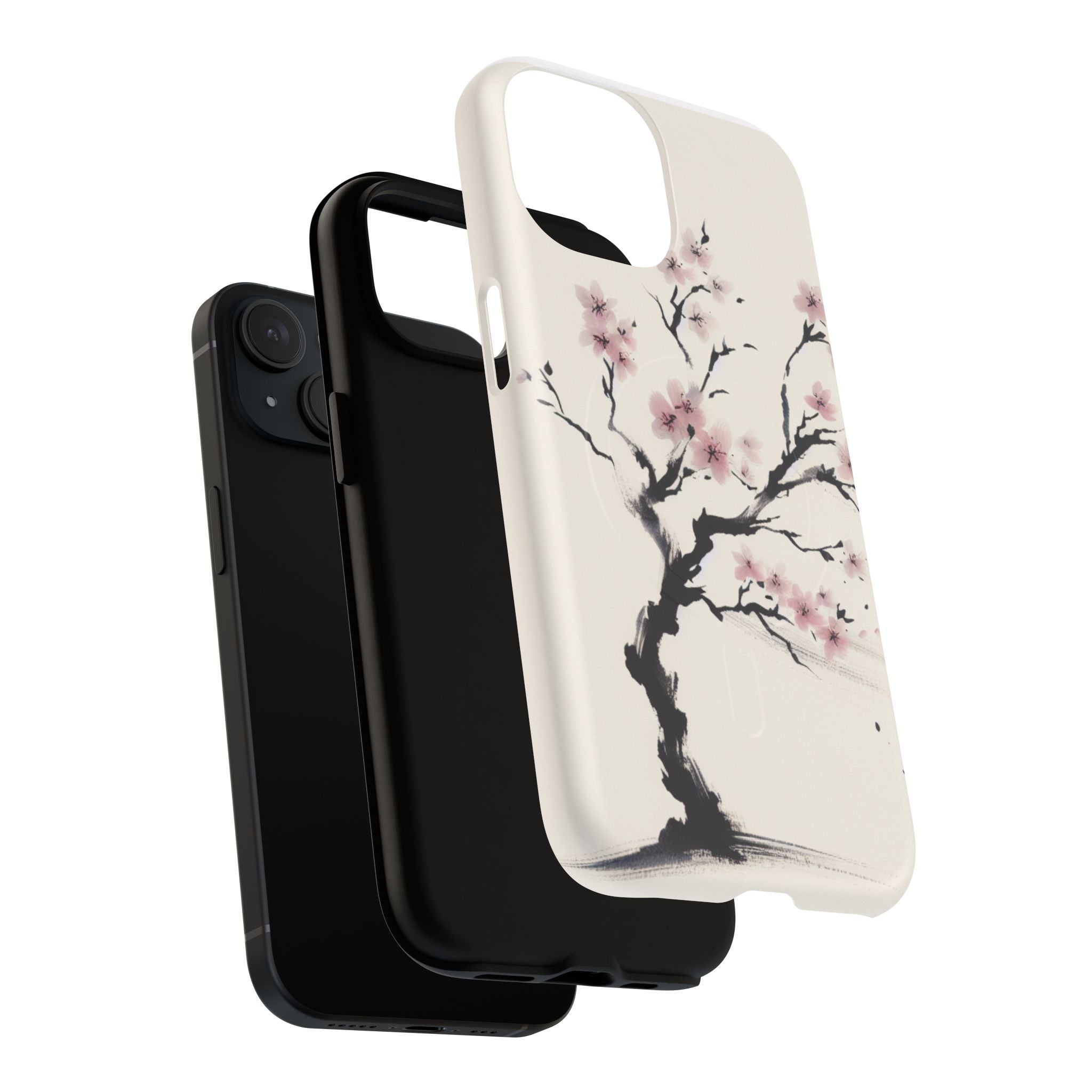 Cherry Blossom Tough Case, Floral Phone Cover, Protective Phone Case, Spring Gift, Unique Cell Phone Case