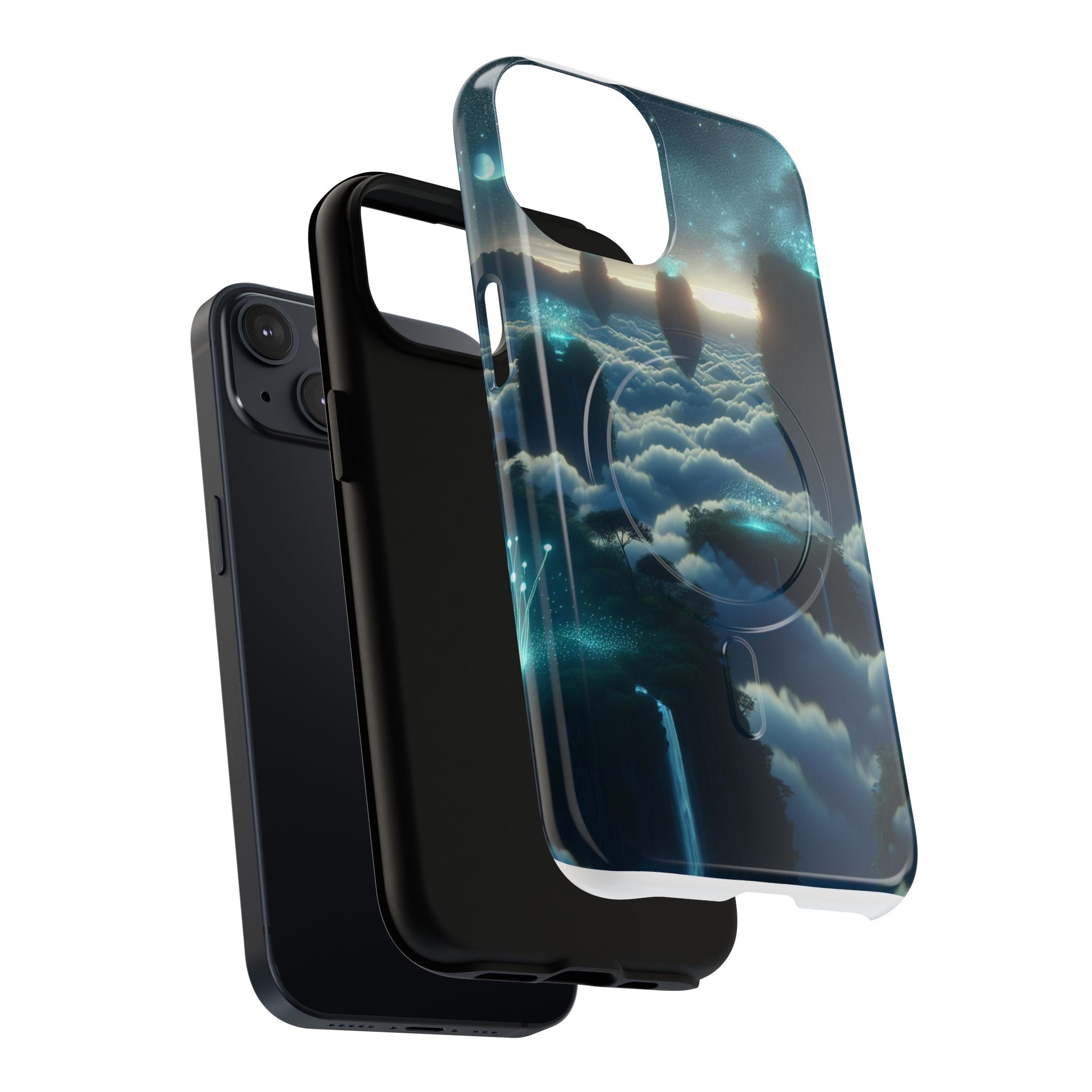 Dreamy Landscape Magnetic Phone Case, Tough Armor Cover, Cosmic Gift, Aesthetic Case for Cell Phones, Unique Phone Accessory