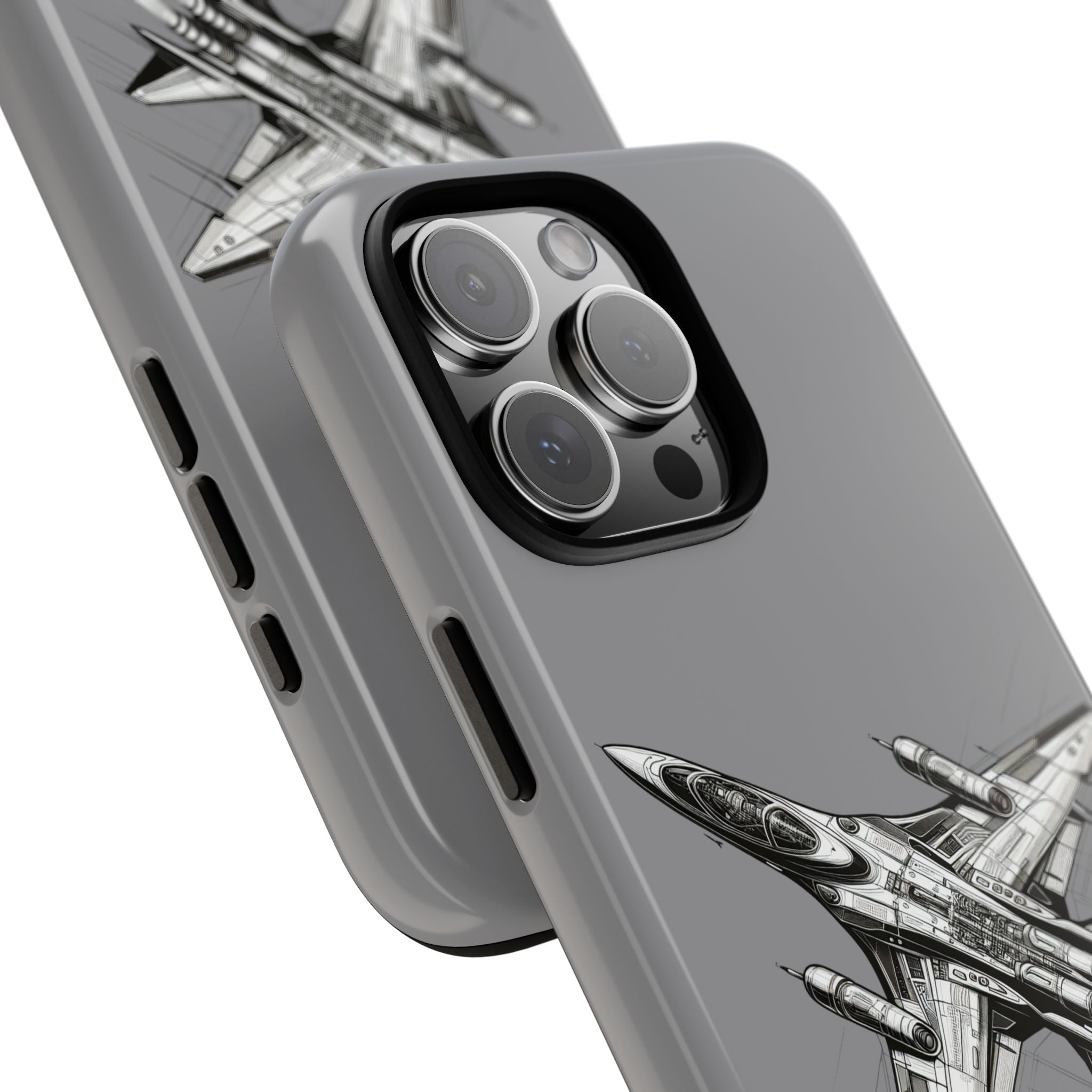 Tough Cases - Airplane Phone Case, Fighter Jet Design, Gift for Aviation Lovers, Durable Protection, Cool Tech Accessories