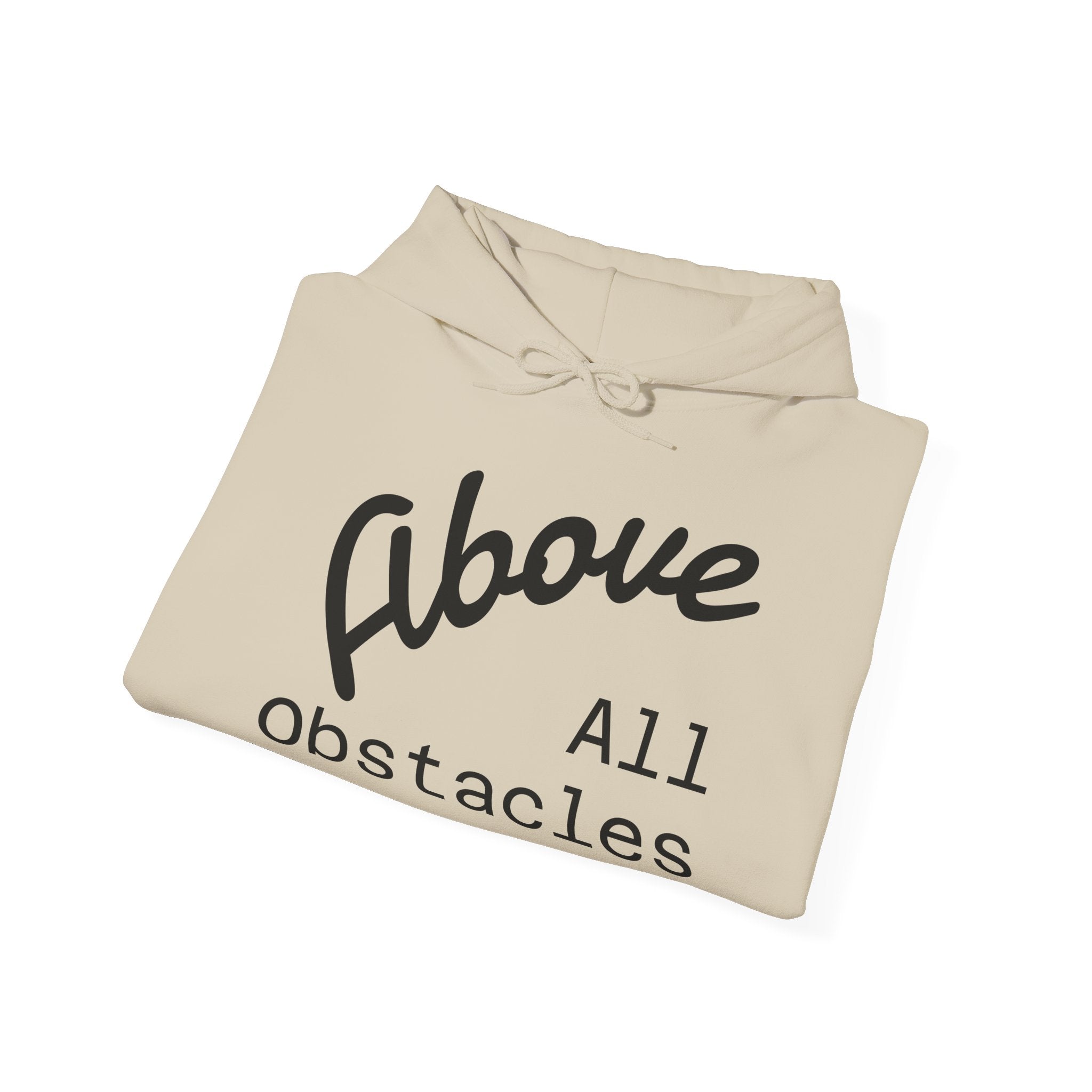 Above All Obstacles Hoodie - Motivational Sweatshirt, Unisex Graphic Hooded Sweatshirt, Gift for Dreamers, Travel Inspired Apparel, [...]