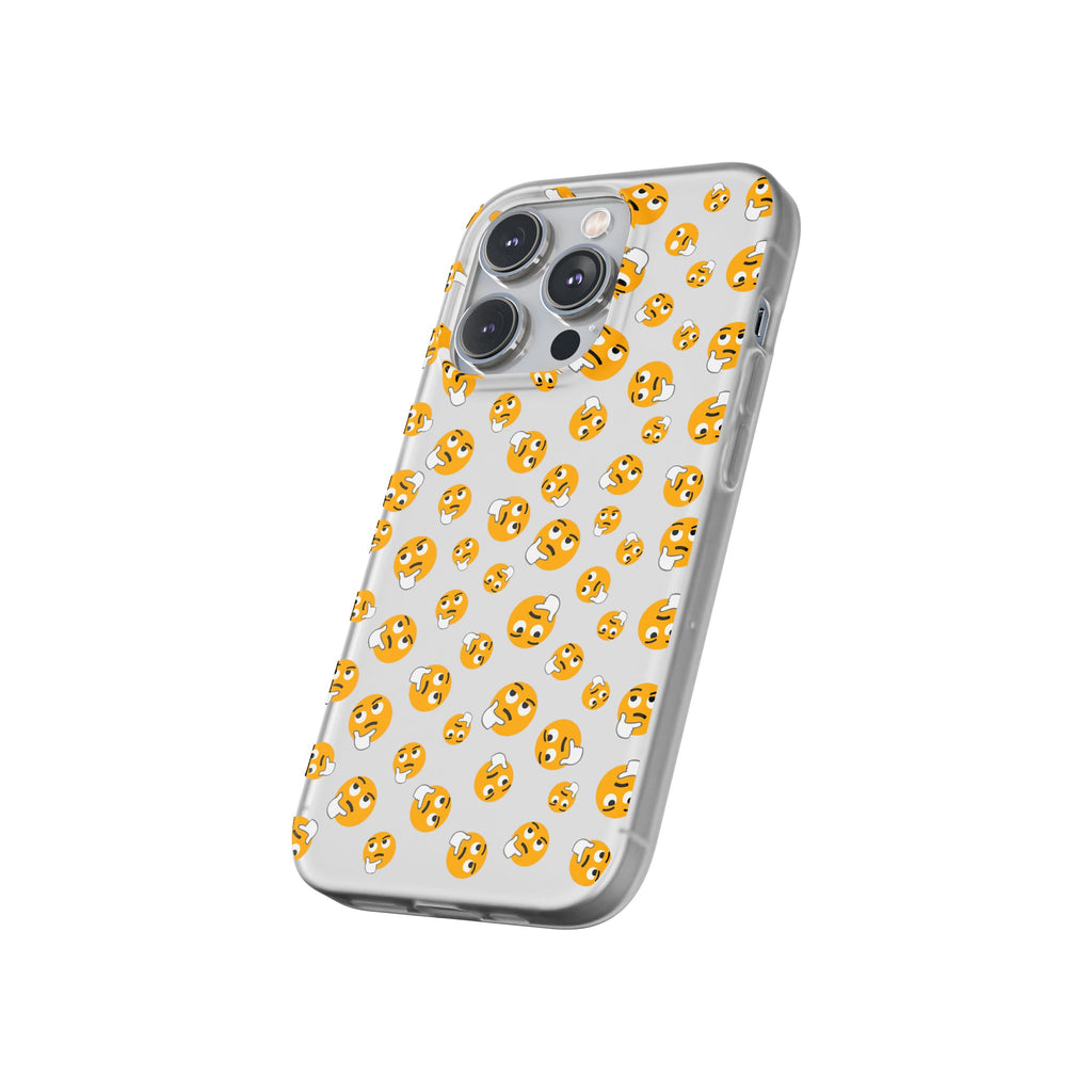 Cheerful Emoji Phone Cases, Cute Flexi Cases for iPhone, Fun Cell Phone Accessories, Gift for Teens, Birthday Party Favor