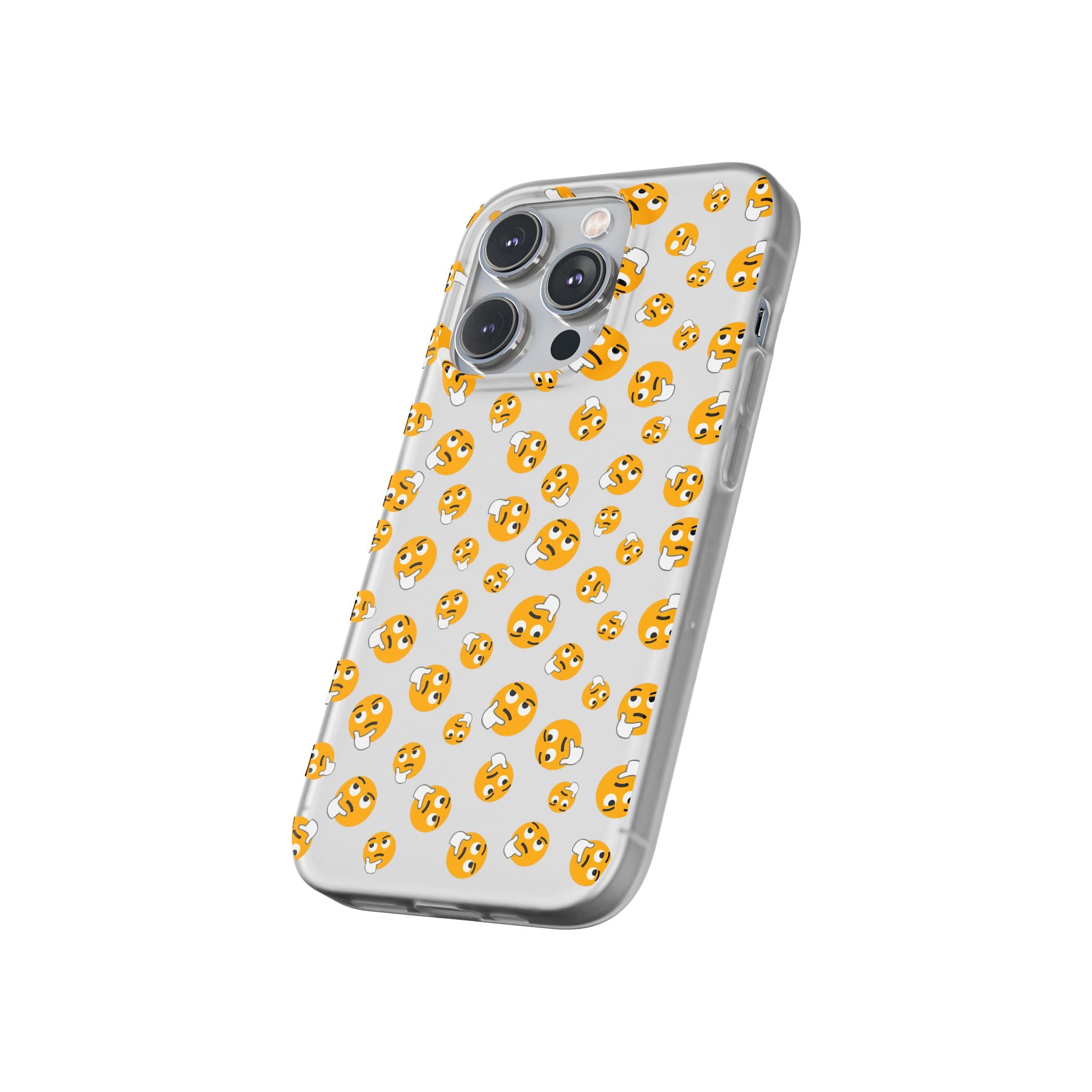Cheerful Emoji Phone Cases, Cute Flexi Cases for iPhone, Fun Cell Phone Accessories, Gift for Teens, Birthday Party Favor