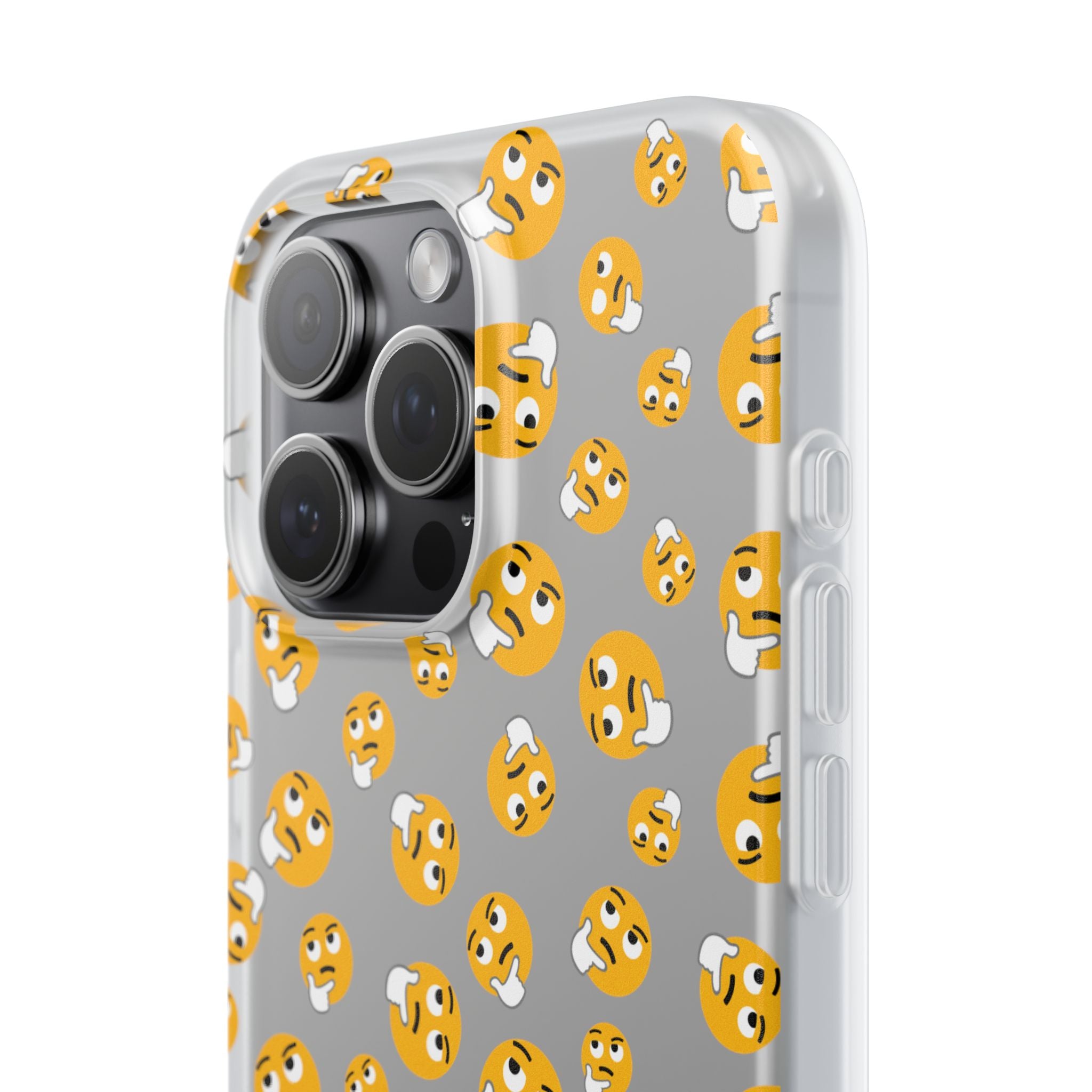 Cheerful Emoji Phone Cases, Cute Flexi Cases for iPhone, Fun Cell Phone Accessories, Gift for Teens, Birthday Party Favor