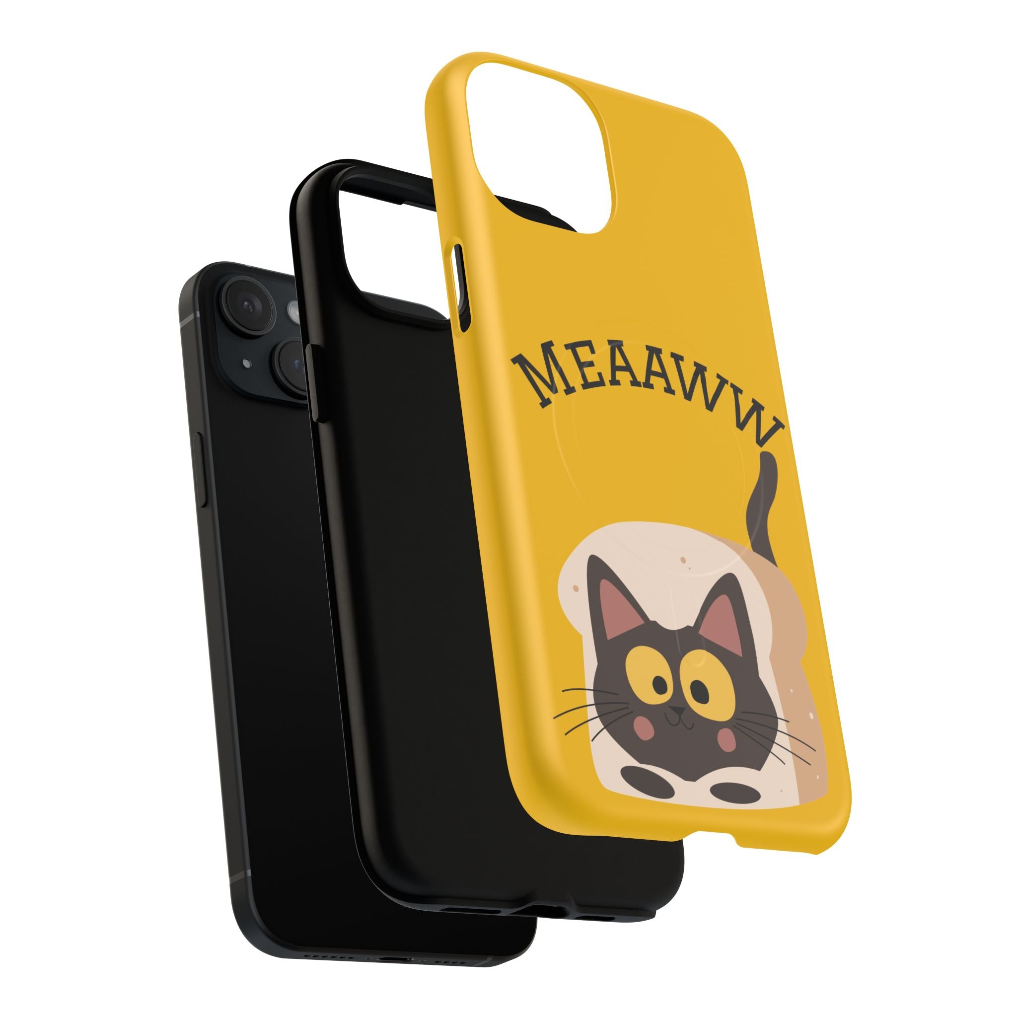 Funny Cat Phone Case for Pet Lovers, Tough Magnetic Cases, Cute Cat Accessory, Gift for Cat Owners, Unique Cat Themed Gift