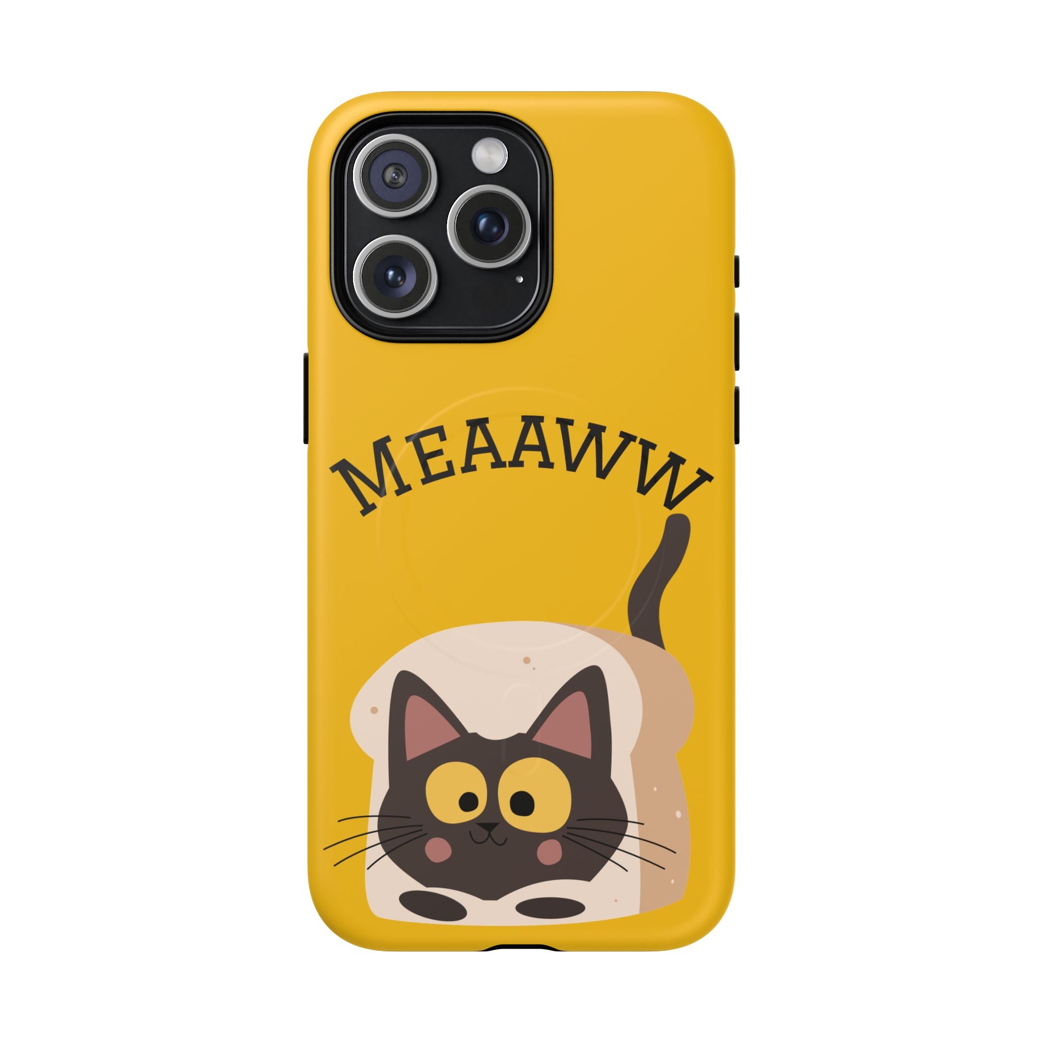 Funny Cat Phone Case for Pet Lovers, Tough Magnetic Cases, Cute Cat Accessory, Gift for Cat Owners, Unique Cat Themed Gift
