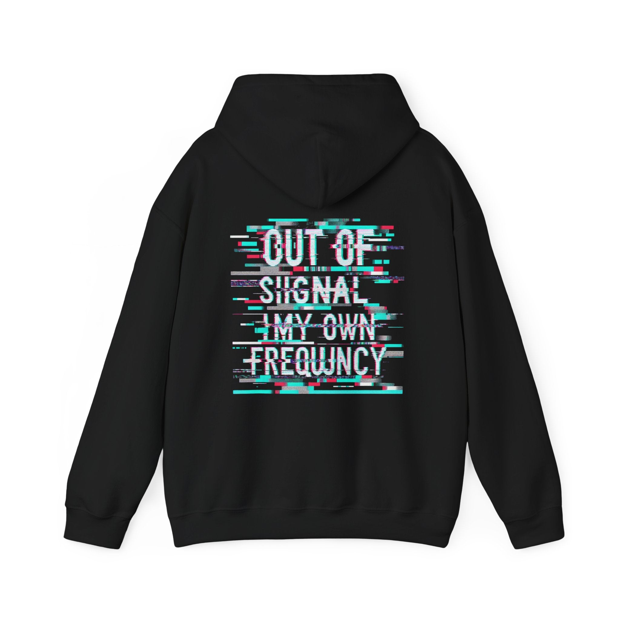 WiFi Frequency Hoodie - Unisex Heavy Blend Hooded Sweatshirt for Tech Lovers, Perfect Gift for Gamers, Cozy Lounge Wear, Casual Style