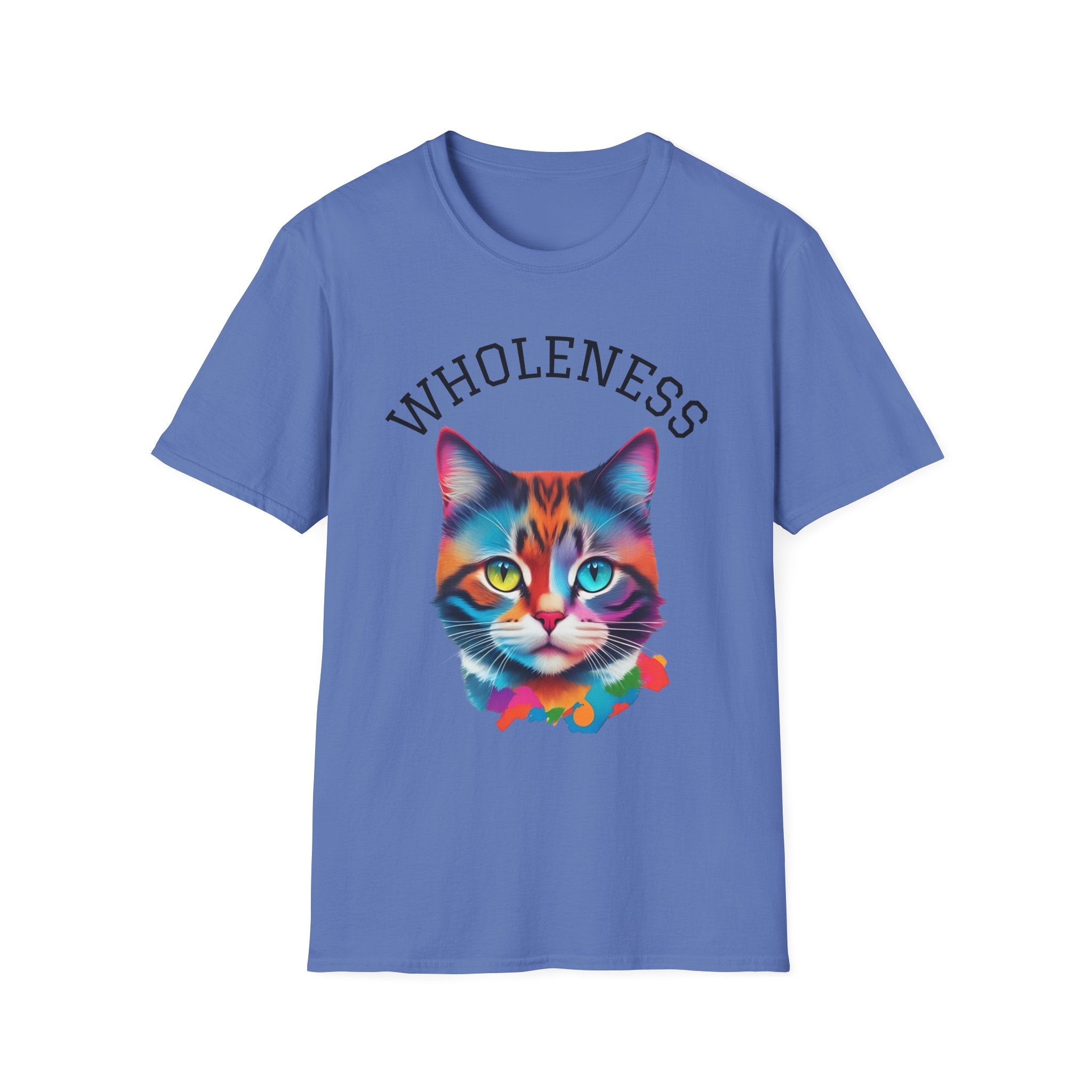 Colorful Cat Wholeness Unisex Softstyle T-Shirt