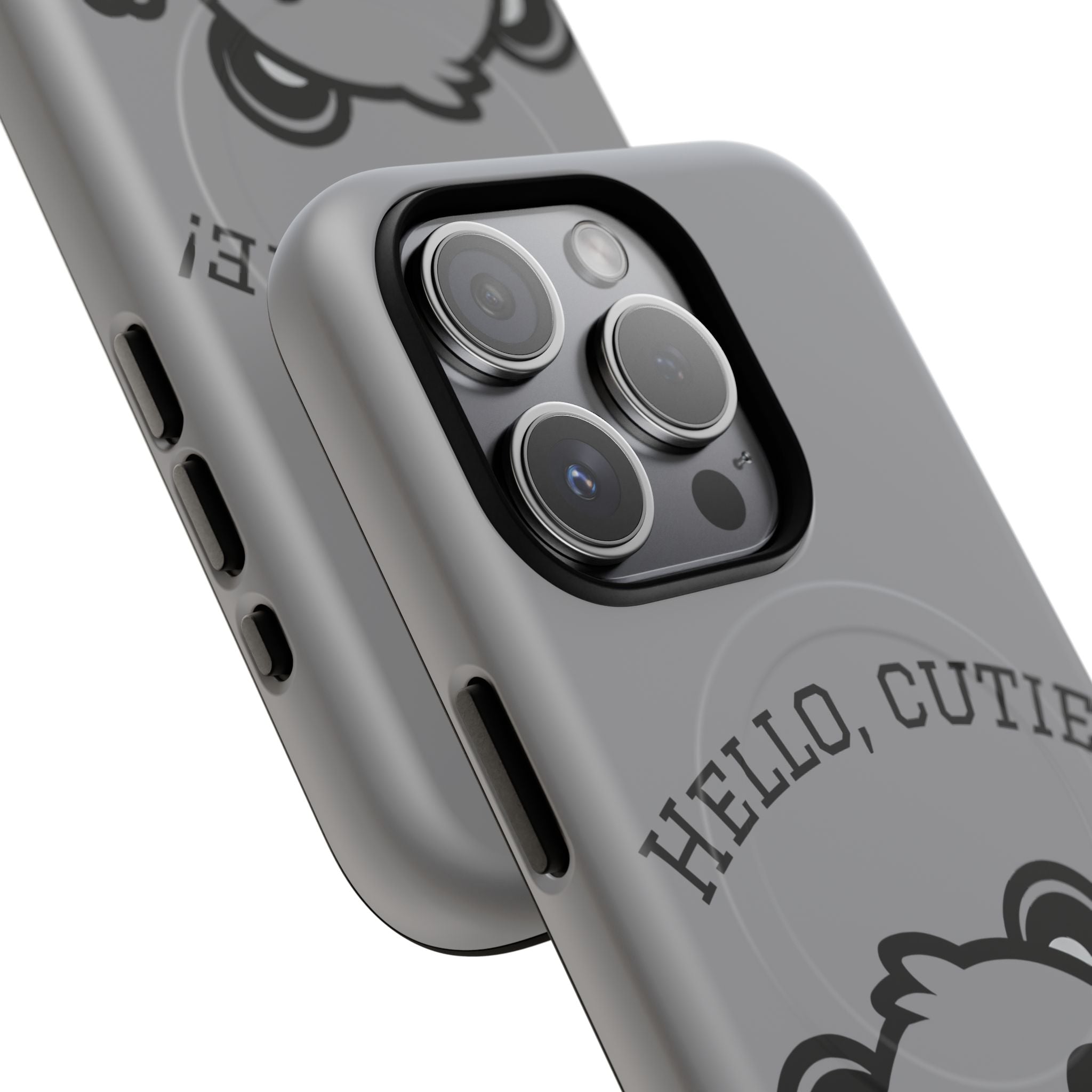 Cute Panda Phone Case, Tough Magnetic Cases for iPhone, Hello Cutie Design, Fun Gift for Kids, Unique Tech Accessories