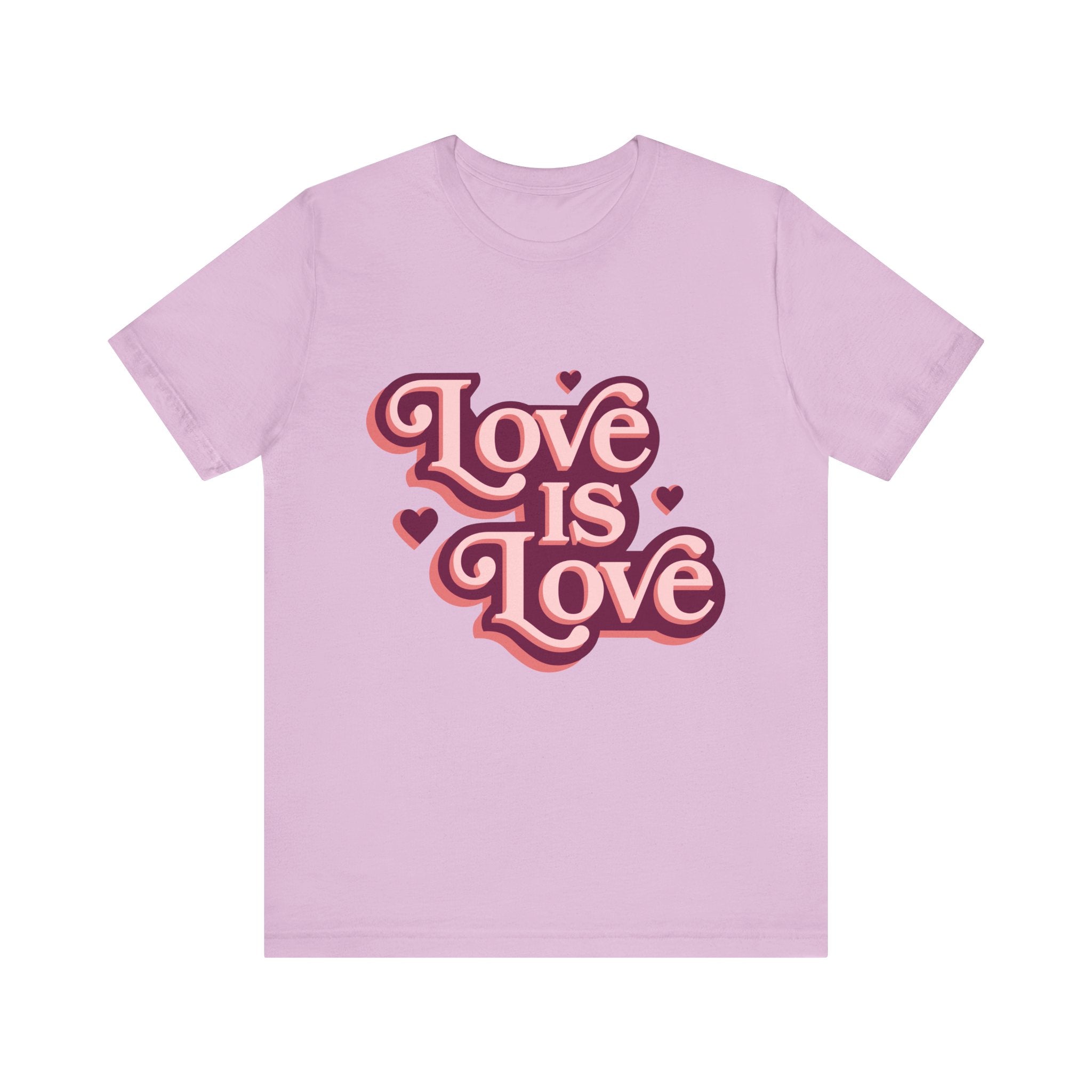 Love is Love Unisex Tee, LGBTQ Pride Shirt, Cute Graphic Tee, Casual Everyday T-Shirt, Gift for Friends