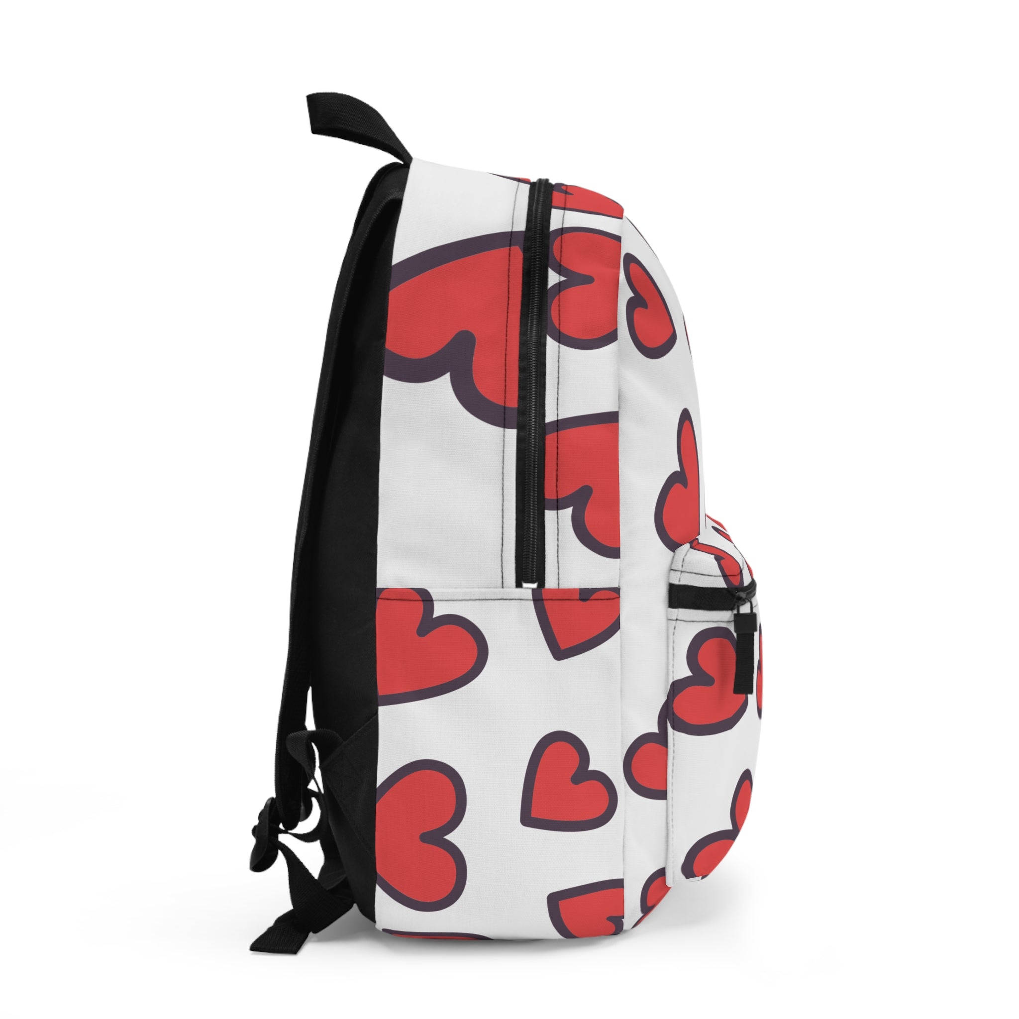Heart Pattern Backpack for Love Enthusiasts, Stylish School Bag, Cute Gift for Her, Valentine's Day Accessory, Trendy Travel Pack