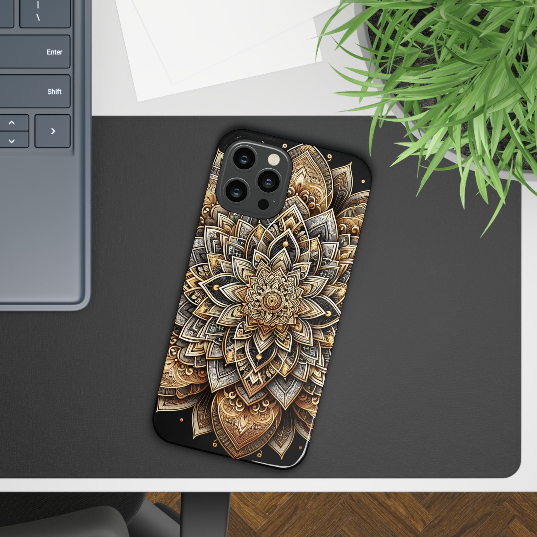 Ornate Mandala Phone Case | Boho Slim Cases for iPhone | Unique Art Gifts | Trendy Phone Accessories | Ideal for Her | Birthday & Holidays