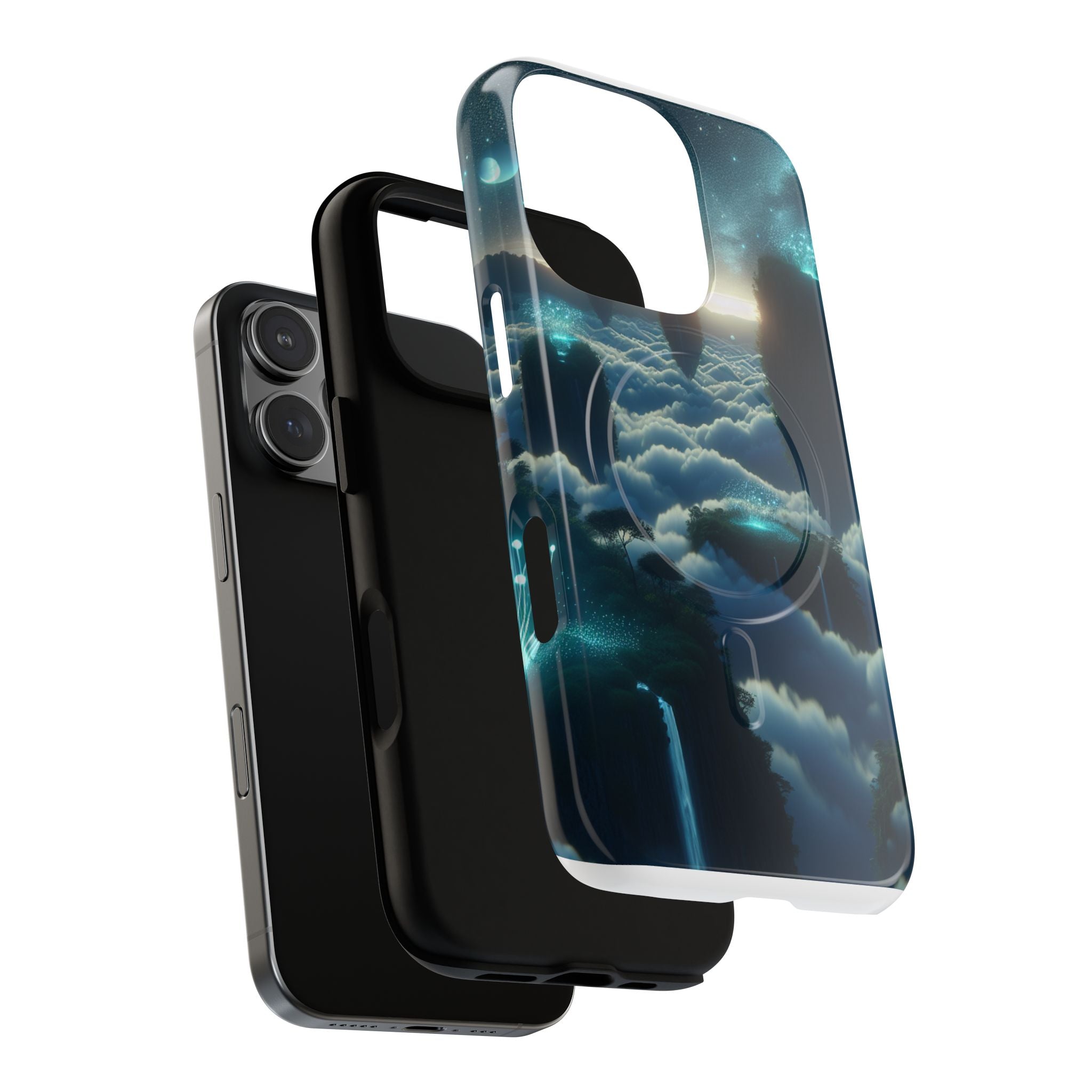 Dreamy Landscape Magnetic Phone Case, Tough Armor Cover, Cosmic Gift, Aesthetic Case for Cell Phones, Unique Phone Accessory