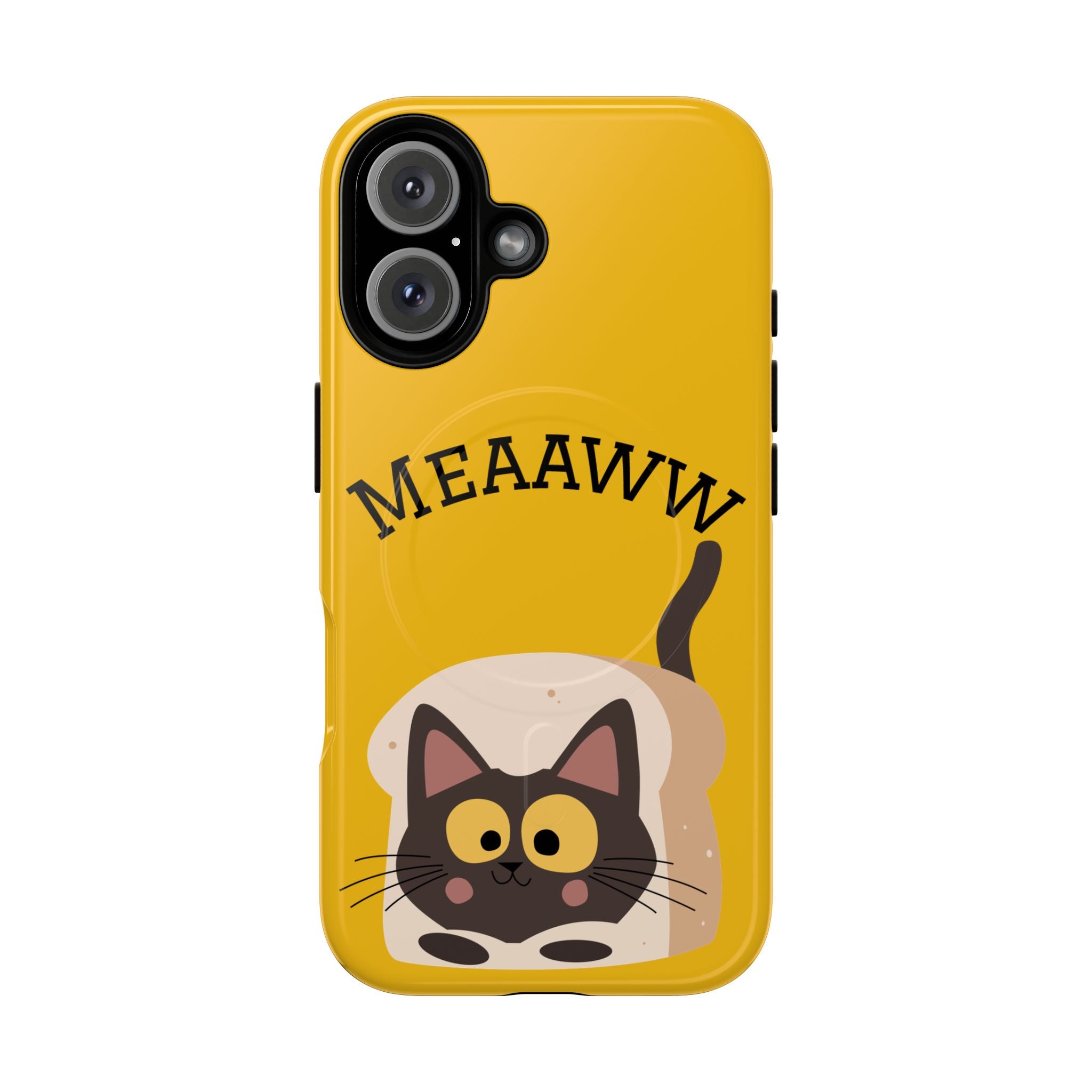 Funny Cat Phone Case for Pet Lovers, Tough Magnetic Cases, Cute Cat Accessory, Gift for Cat Owners, Unique Cat Themed Gift